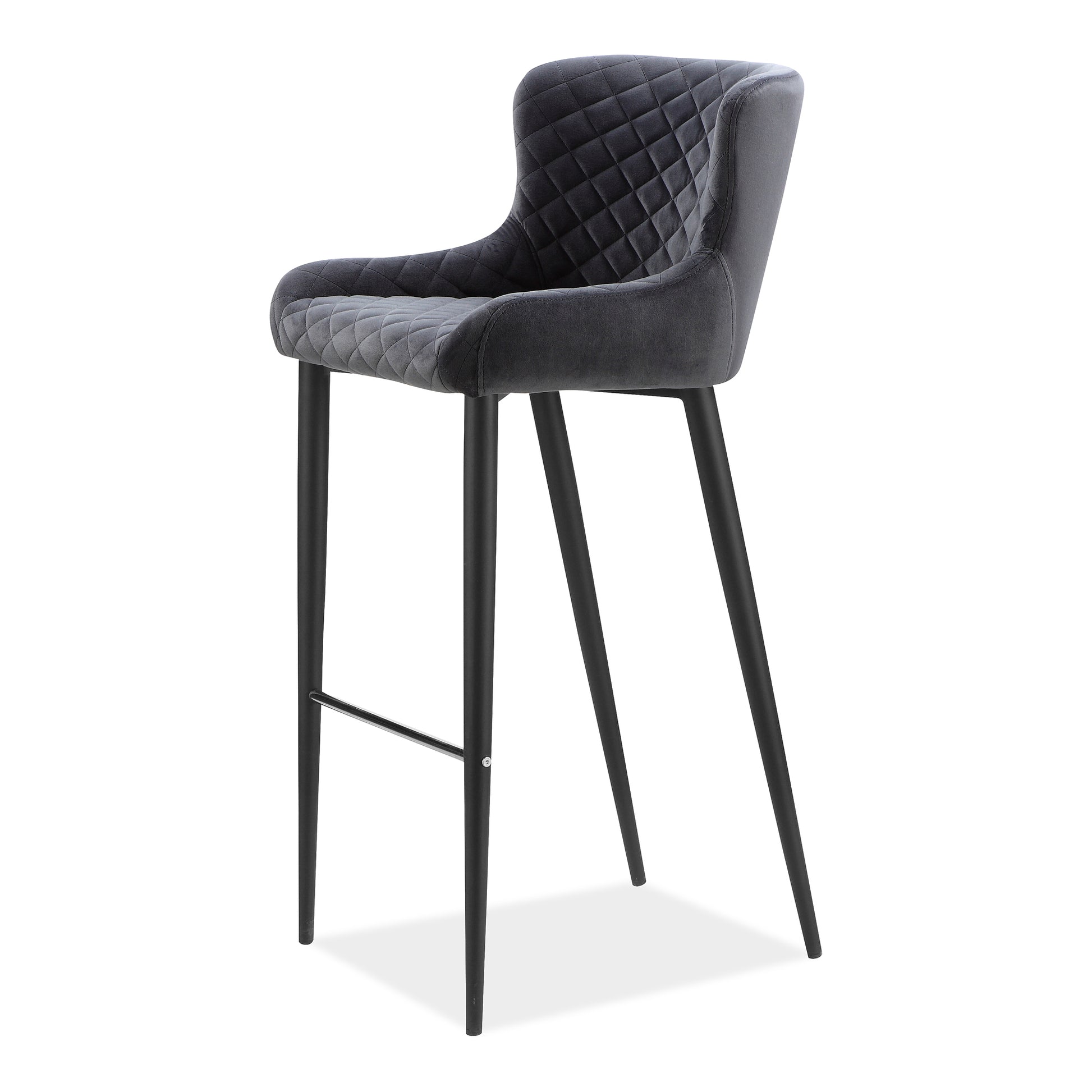Etta Counter Stool Dark Grey - Central Designs