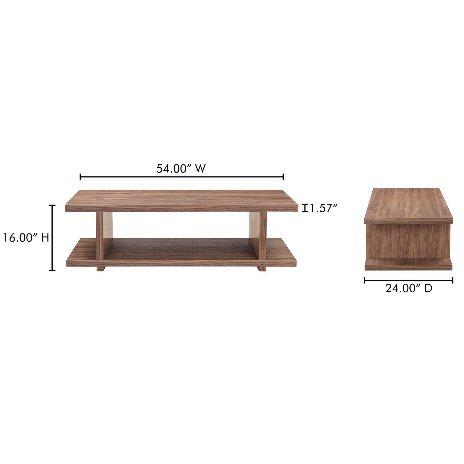 Miri Coffee Table Walnut - Central Designs