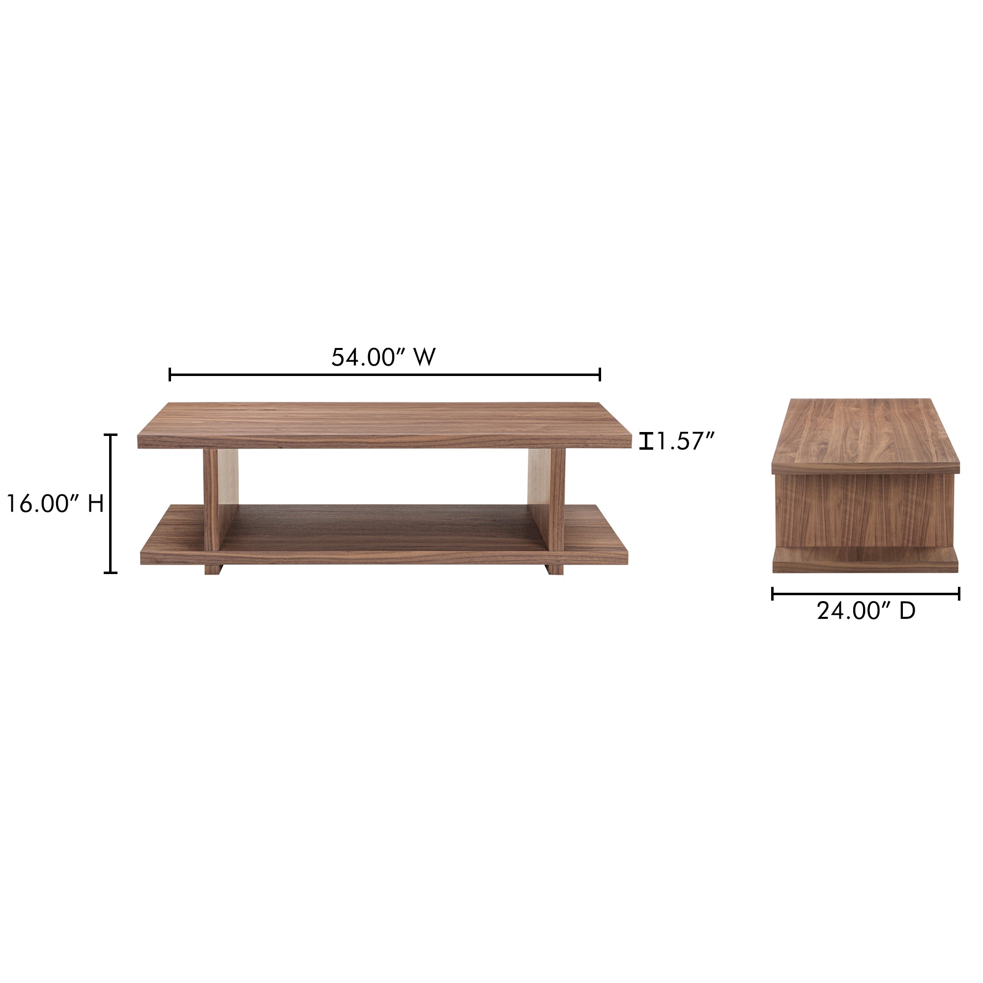 Miri Coffee Table Walnut - Central Designs