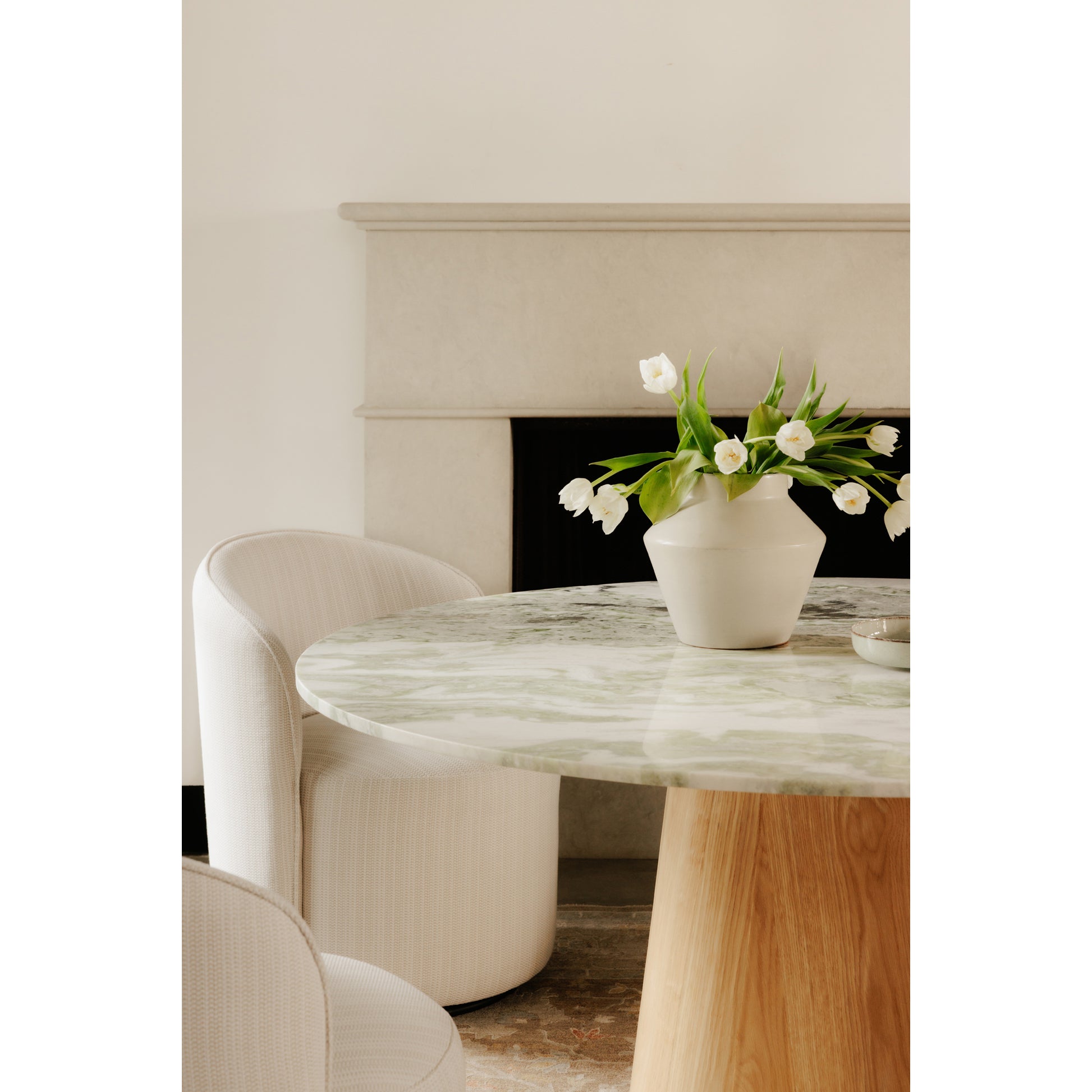 Evelyn Dining Table Onyx Marble - Central Designs