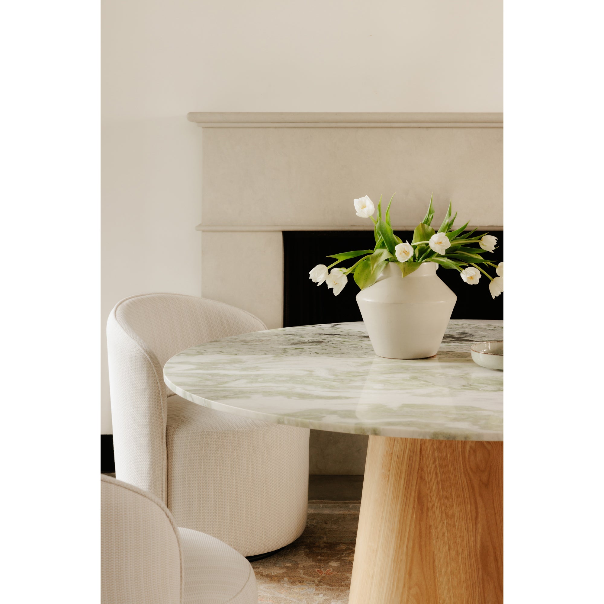 Evelyn Dining Table Onyx Marble - Central Designs