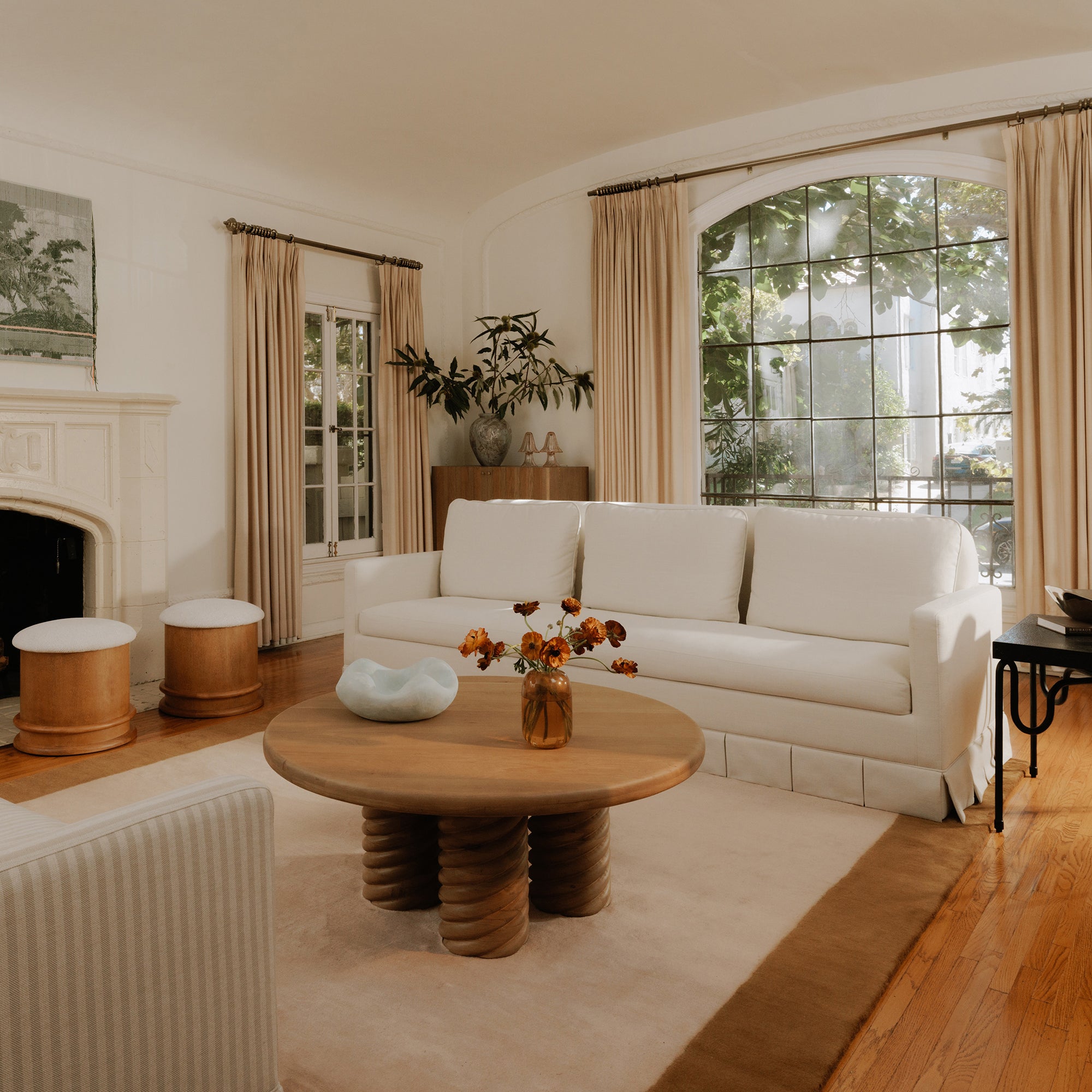 Piccolo Storage Stool Flecked Oatmeal