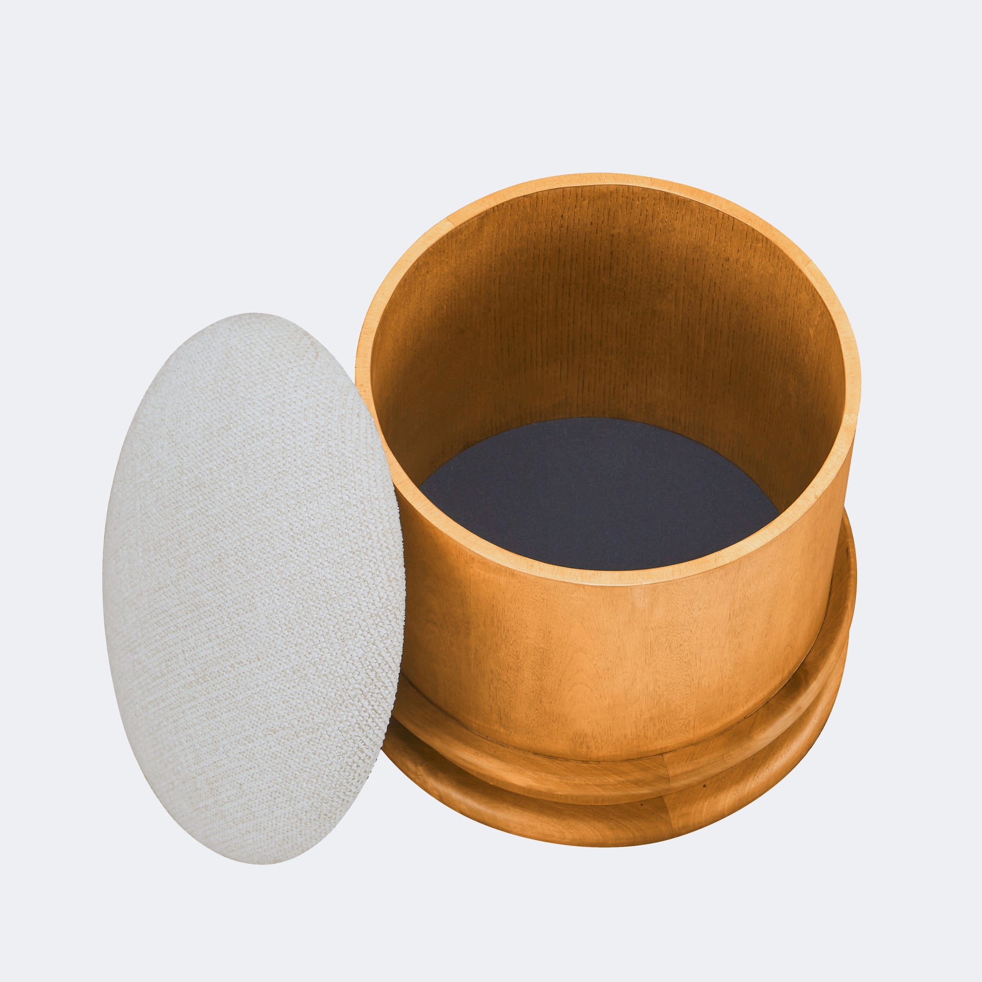 Piccolo Storage Stool Flecked Oatmeal