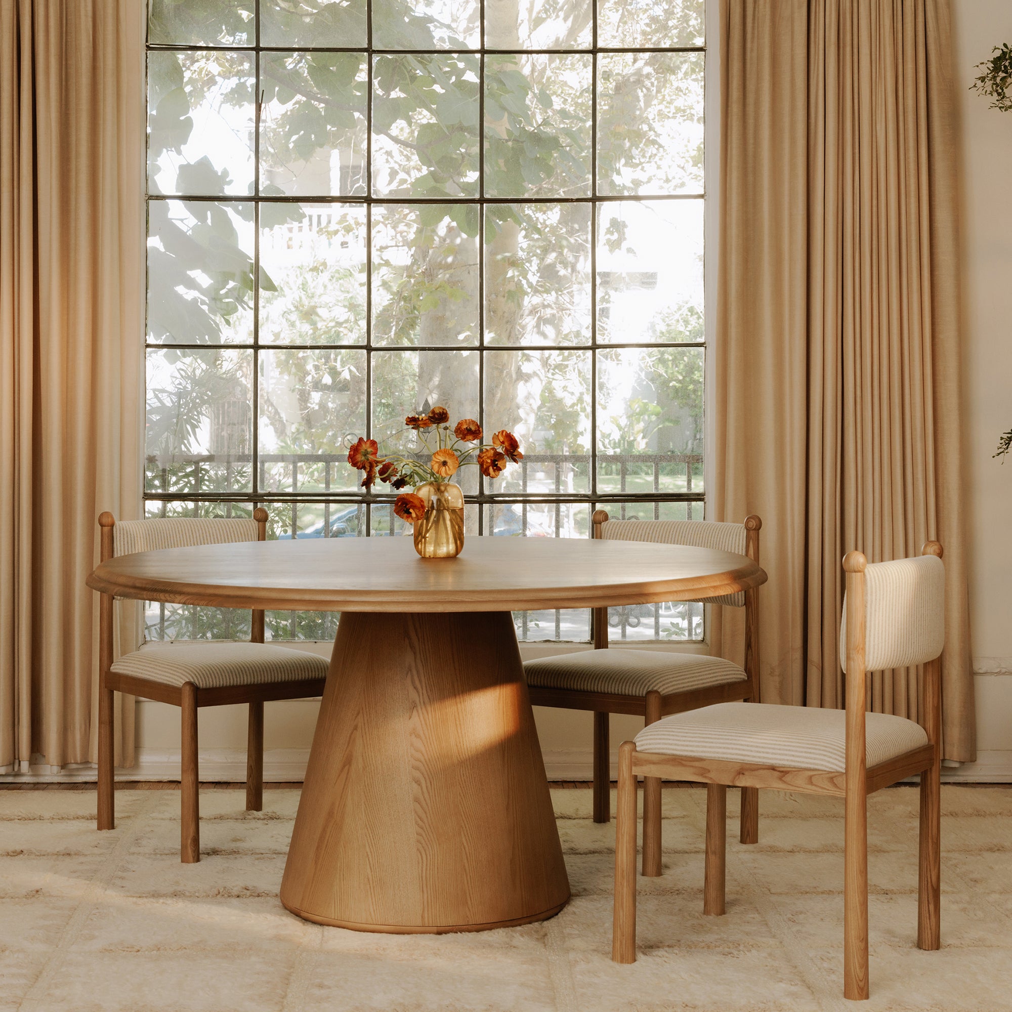 Villetta Dining Chair Stripe - Set Of Two - Central Designs