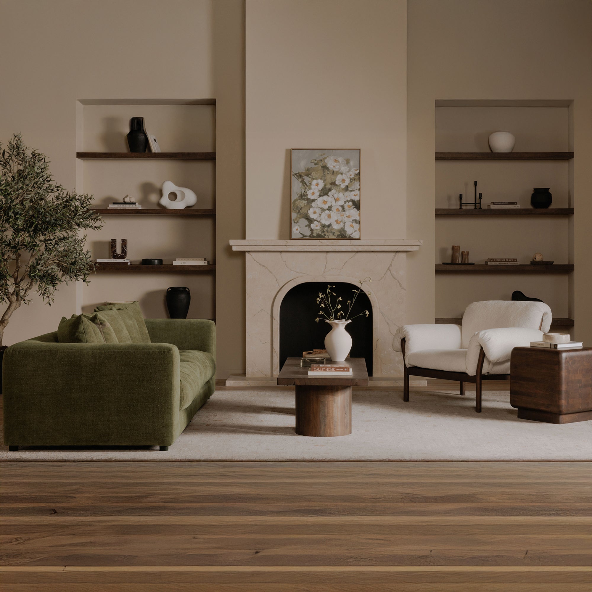 Cardero Lounge Chair Ivory