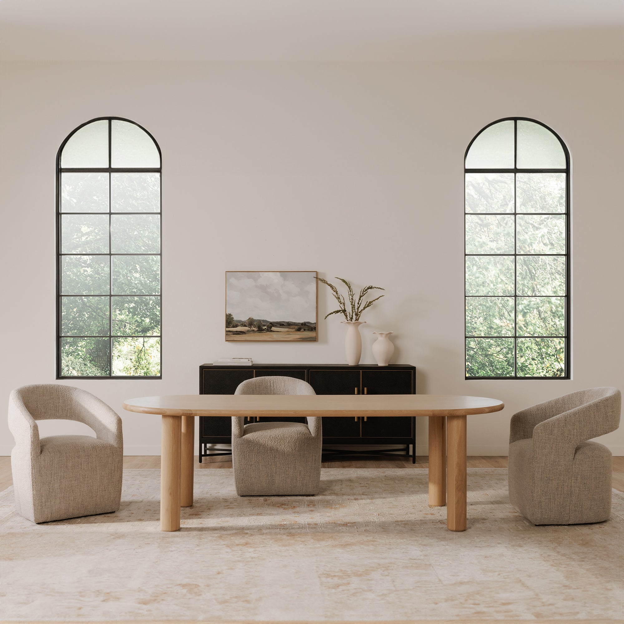 Milo Large Dining Table Oak