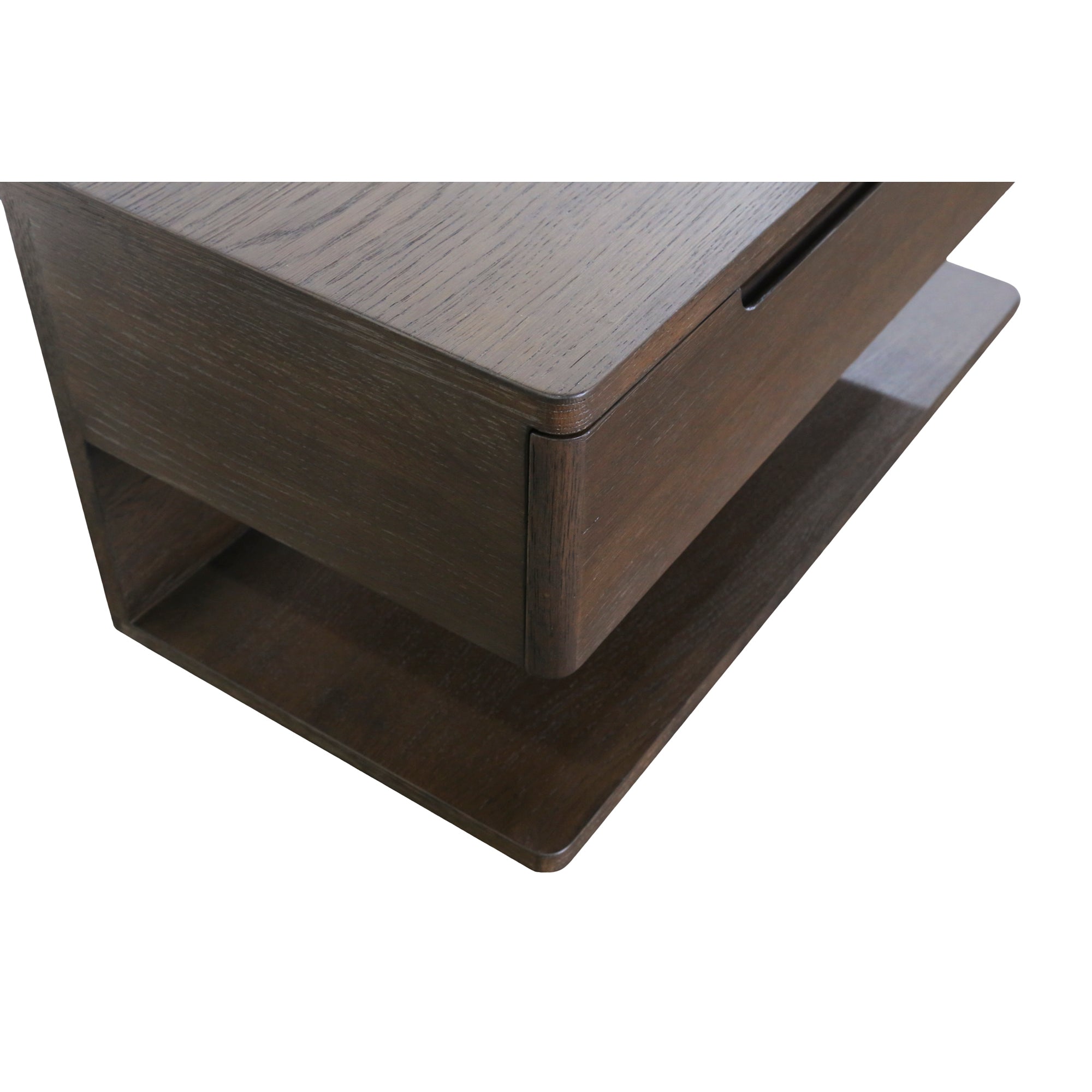 Jonah Floating Nightstand Dark Brown - Central Designs