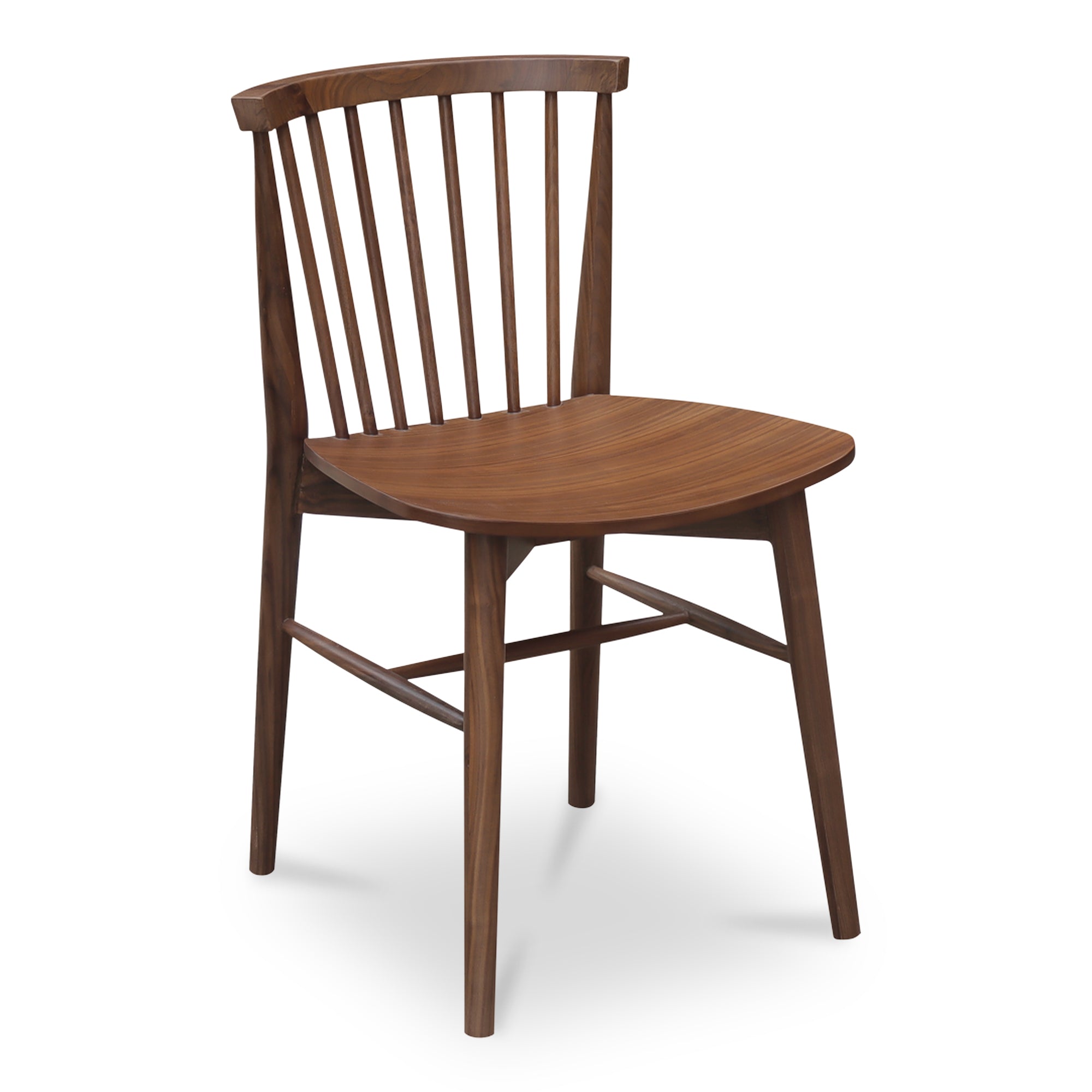 Marley Dining Chair Walnut - Set of Two - Central Designs