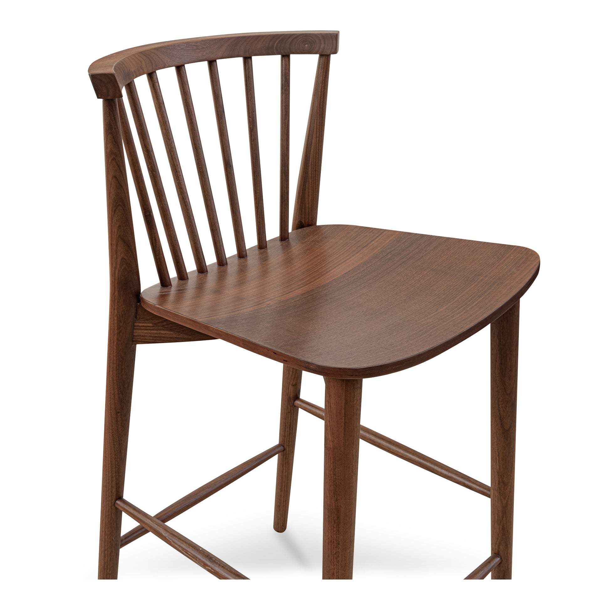 Marley Counter Stool Walnut - Central Designs