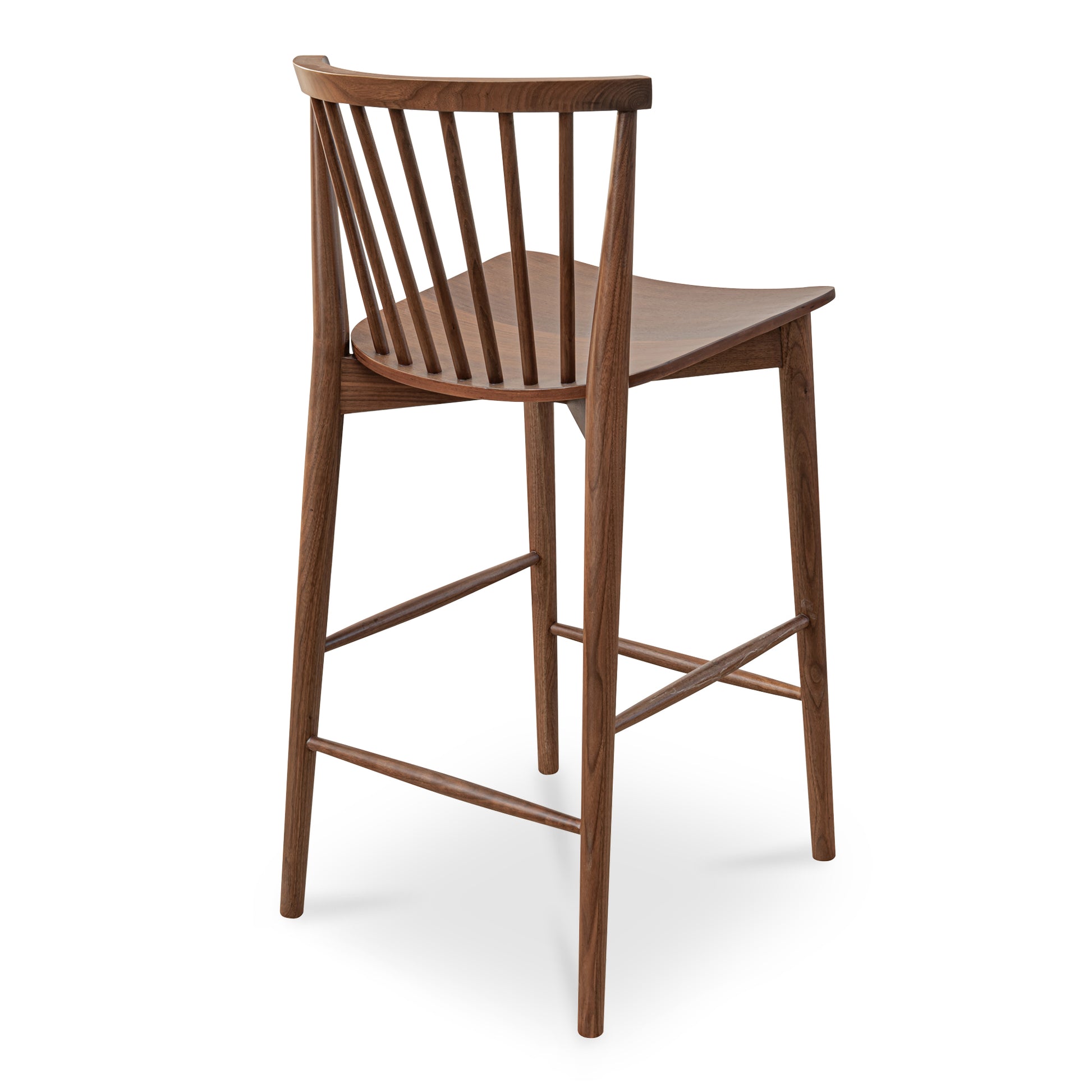 Marley Counter Stool Walnut - Central Designs