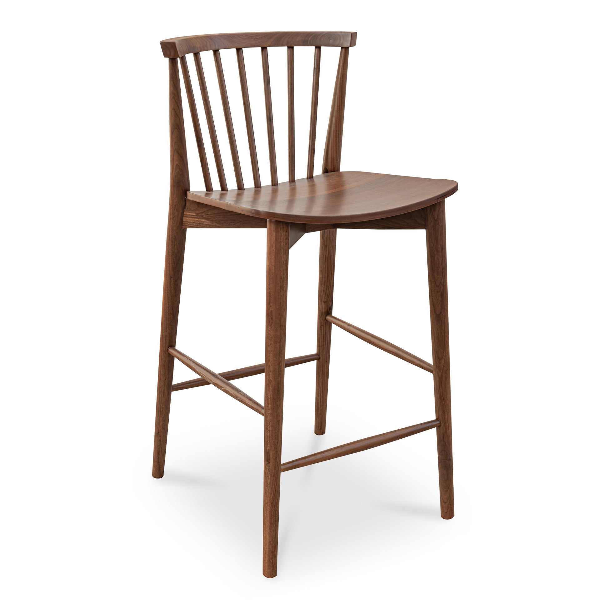 Marley Counter Stool Walnut - Central Designs