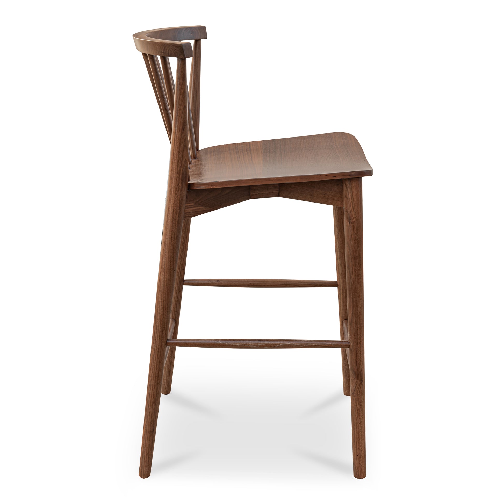 Marley Counter Stool Walnut - Central Designs