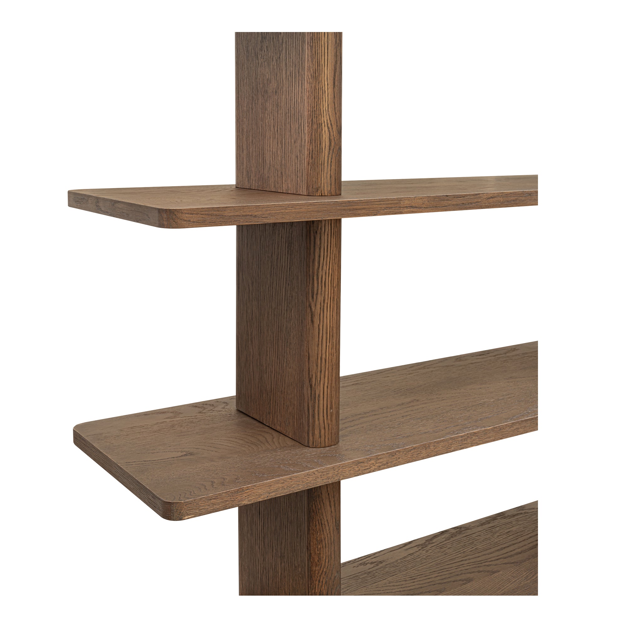 Casey Large Bookcase Dark Brown - Central Designs