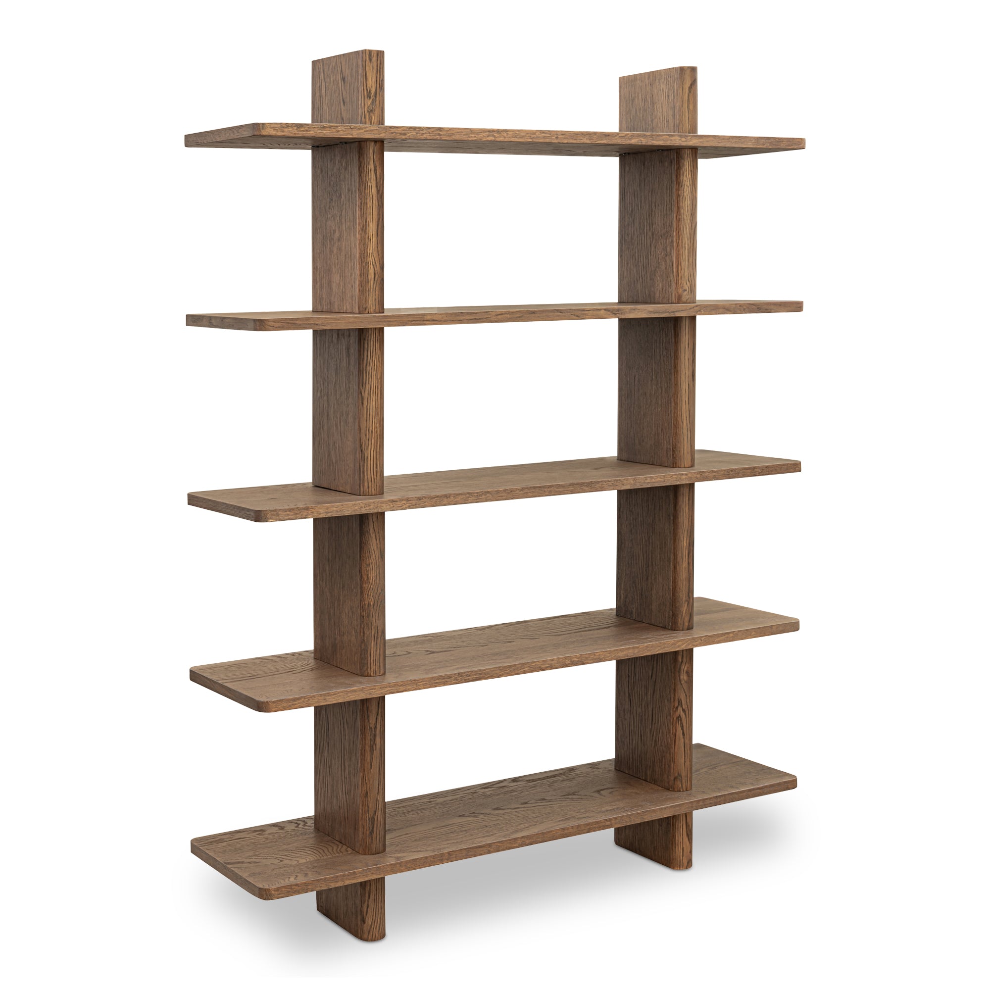 Casey Large Bookcase Dark Brown - Central Designs