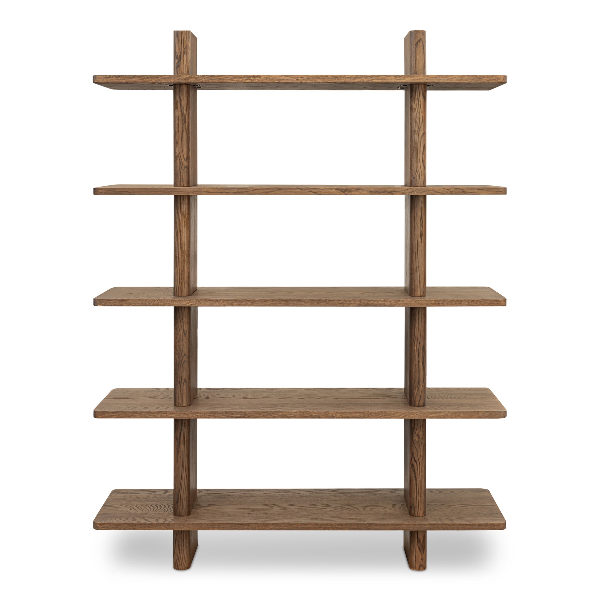Casey Large Bookcase Dark Brown - Central Designs