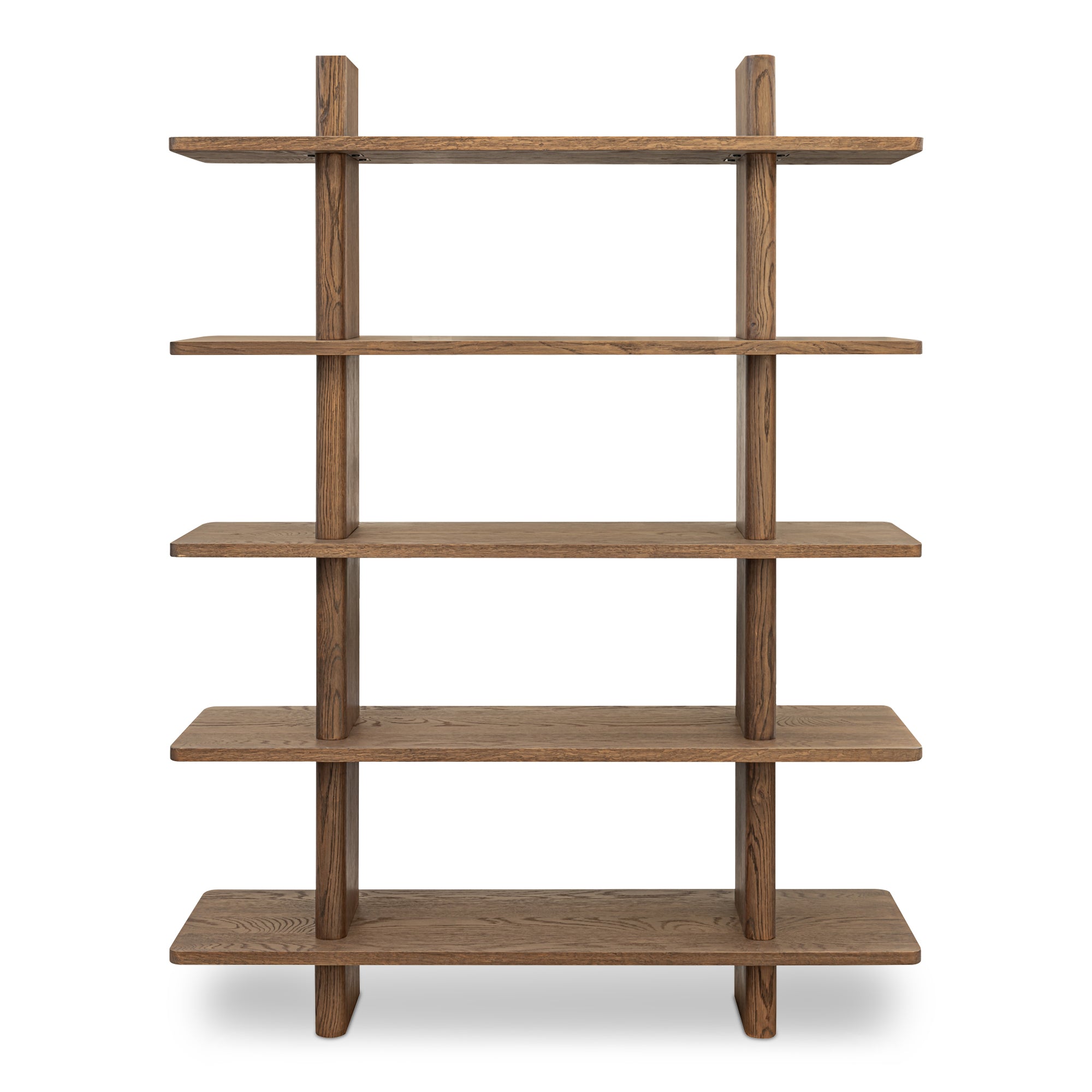 Casey Large Bookcase Dark Brown - Central Designs