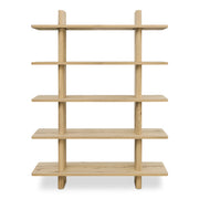 Casey Large Bookcase Rustic Oak - Central Designs