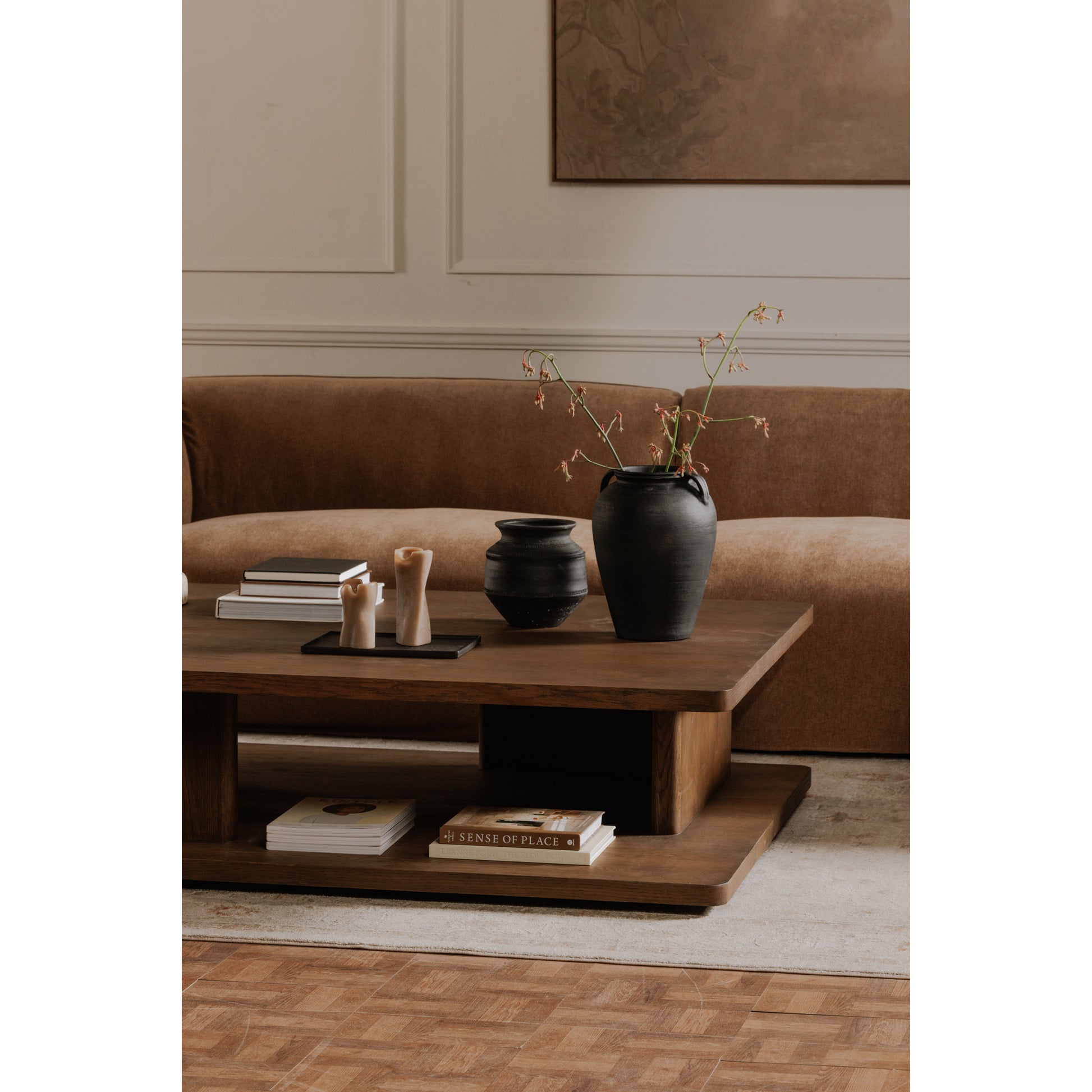 Casey Large Coffee Table Dark Brown - Central Designs
