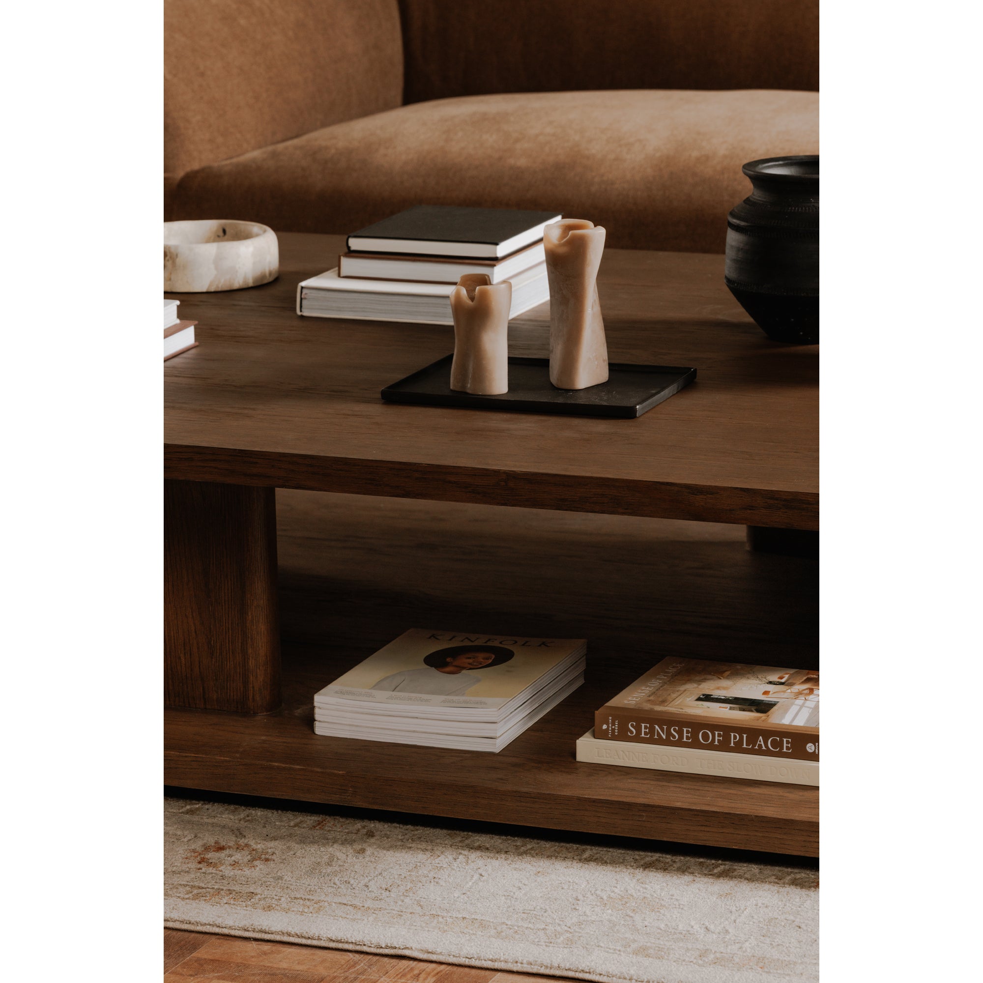 Casey Large Coffee Table Dark Brown - Central Designs