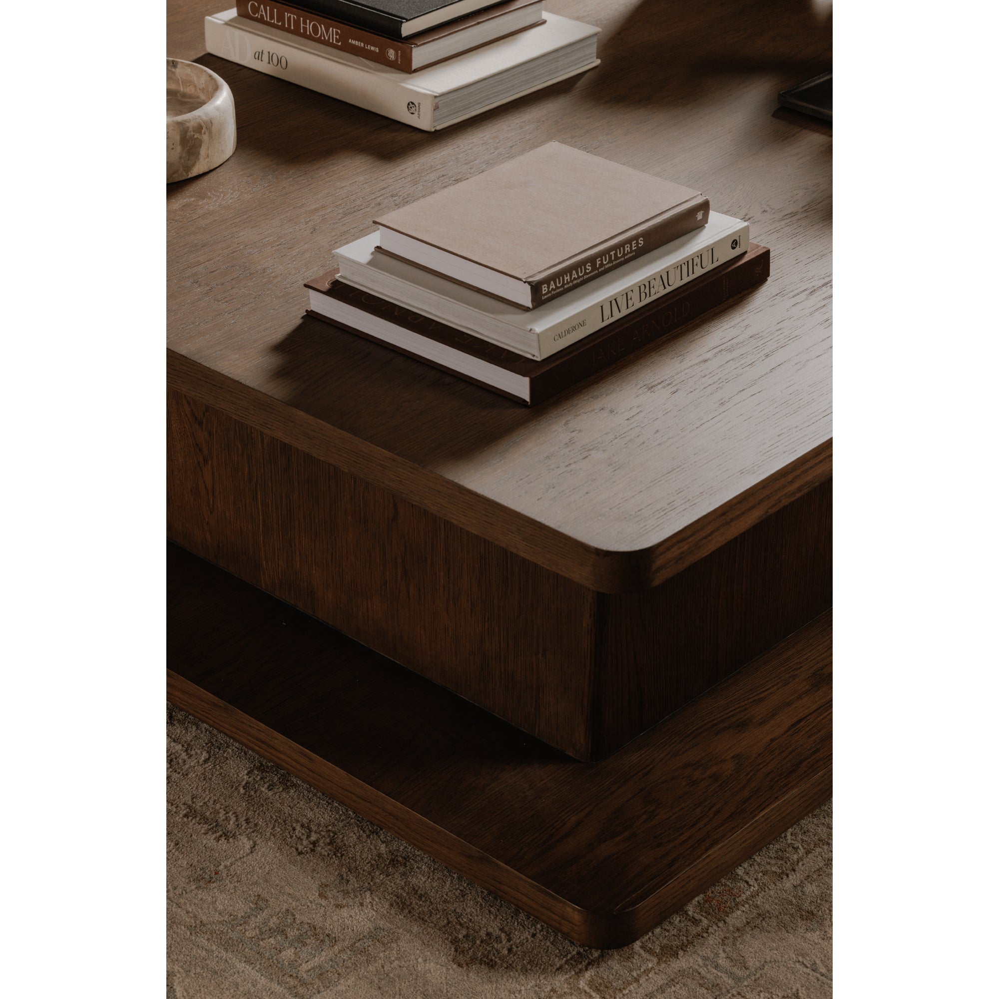 Casey Large Coffee Table Dark Brown - Central Designs