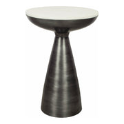 Font Side Table White Marble - Central Designs