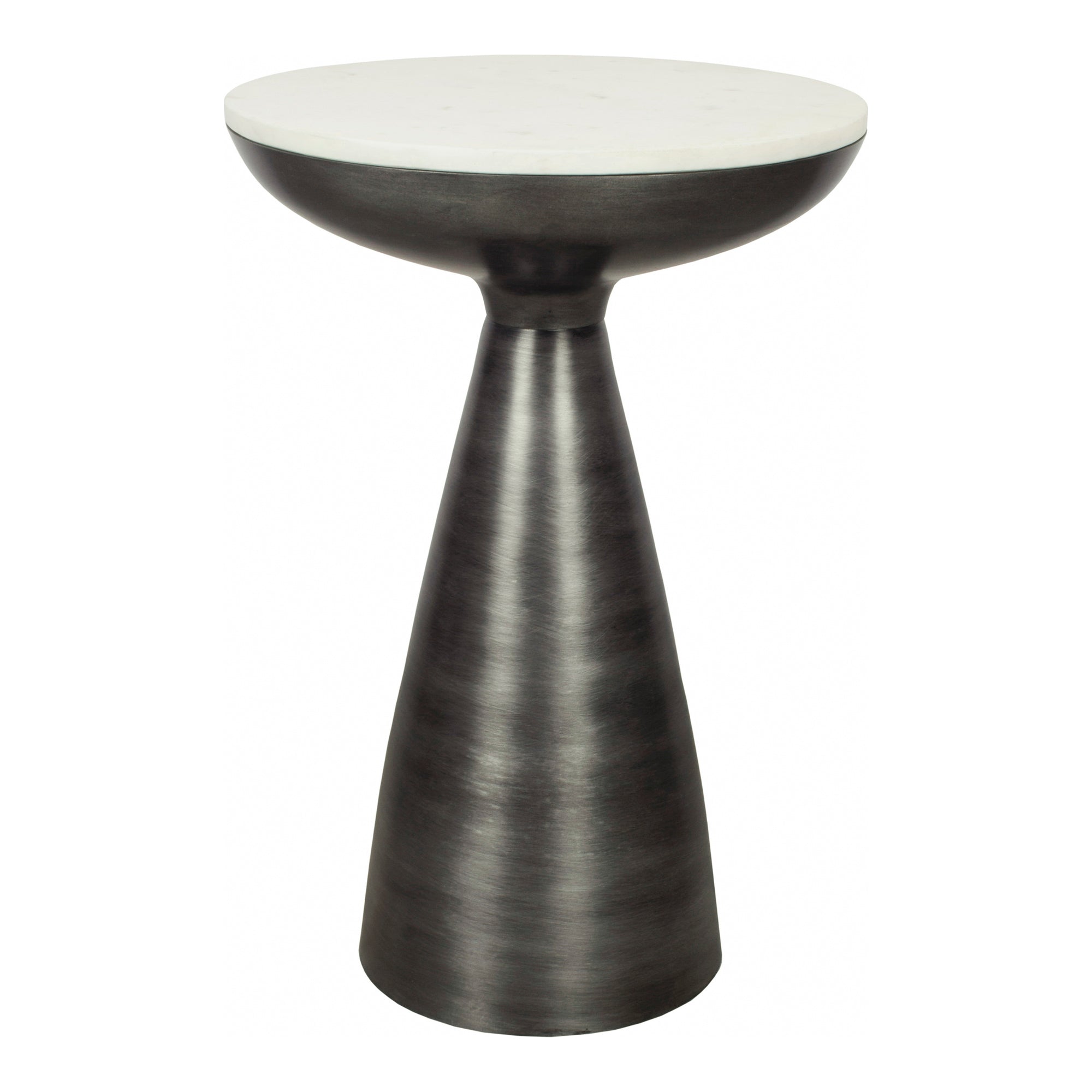 Font Side Table White Marble - Central Designs