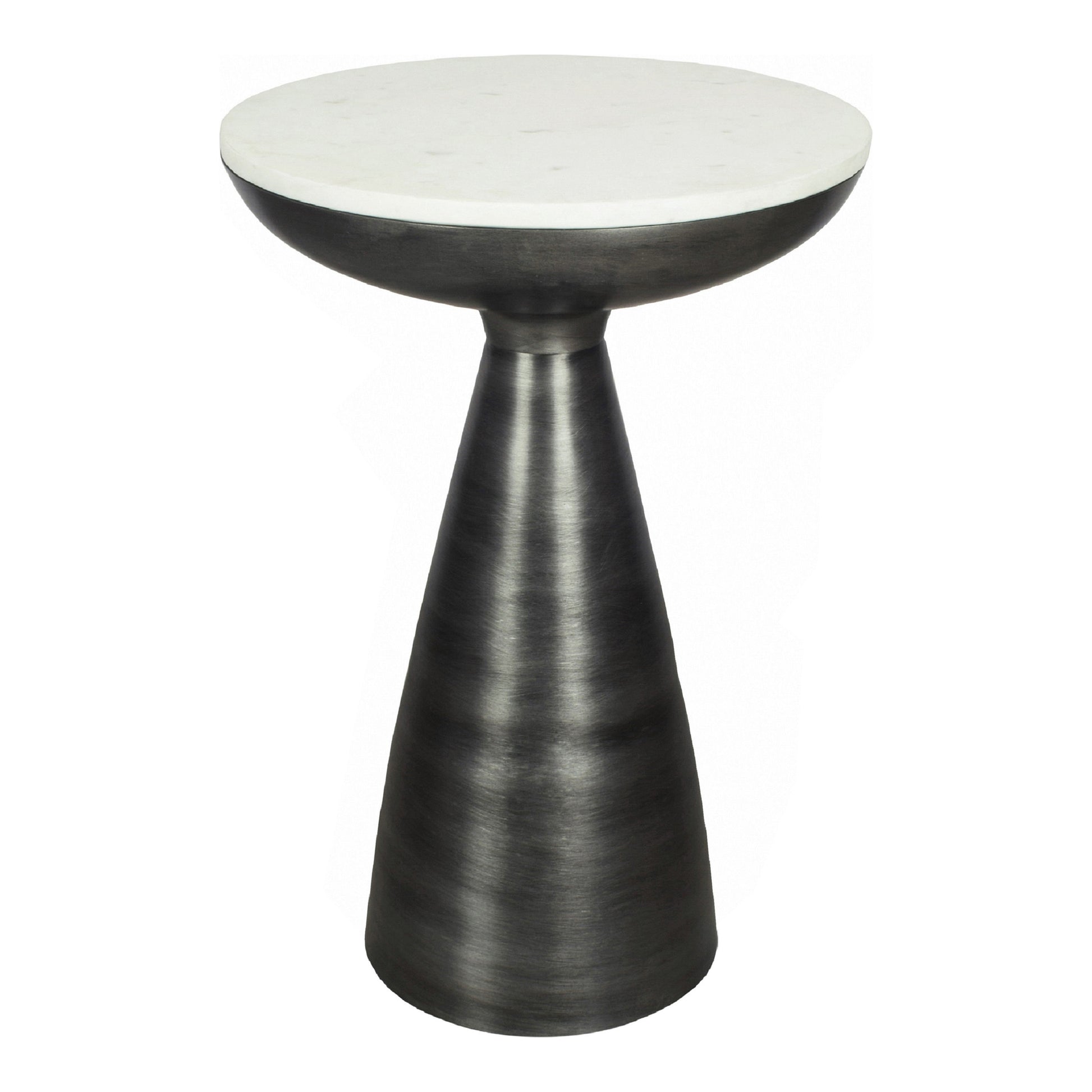 Font Side Table White Marble - Central Designs