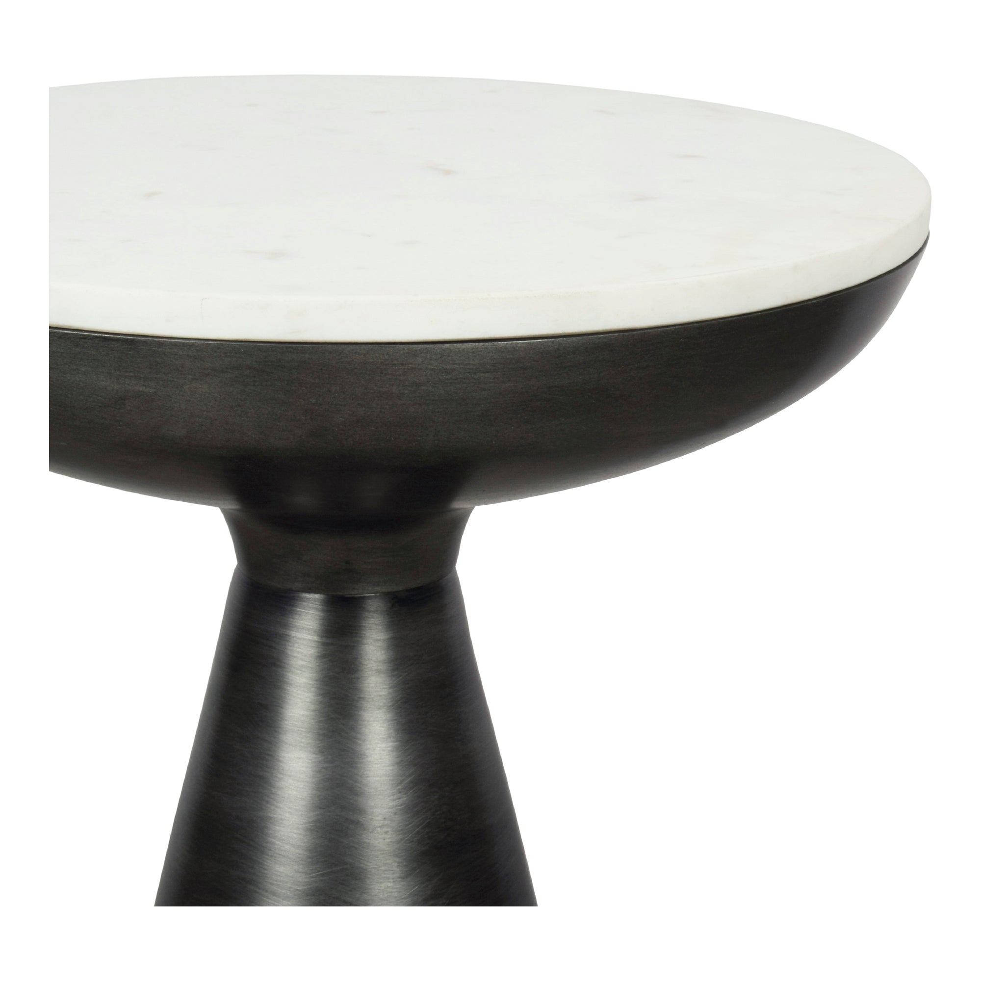 Font Side Table White Marble - Central Designs