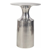 Rassa Accent Table Polished Silver - Central Designs