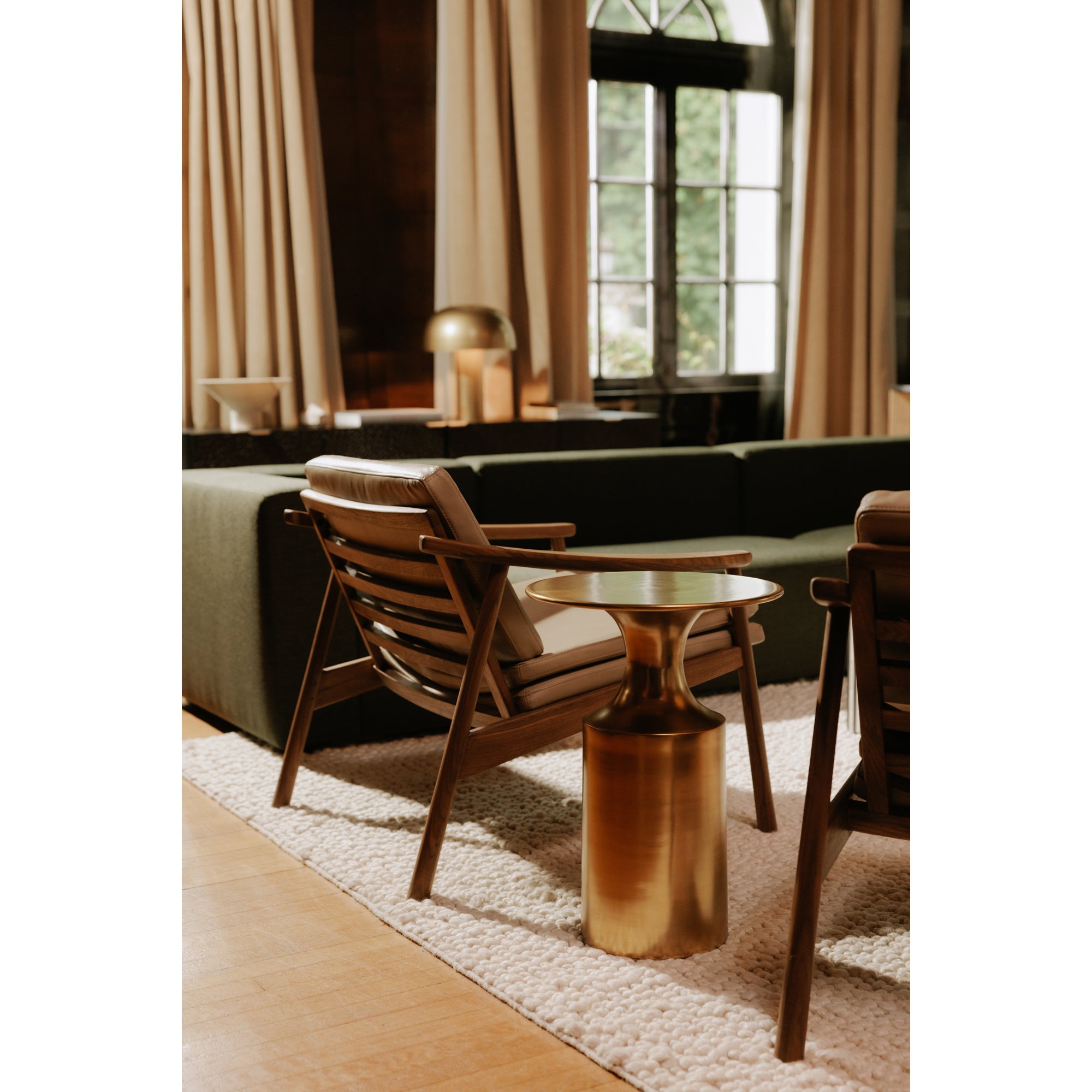 Rassa Accent Table Gold - Central Designs