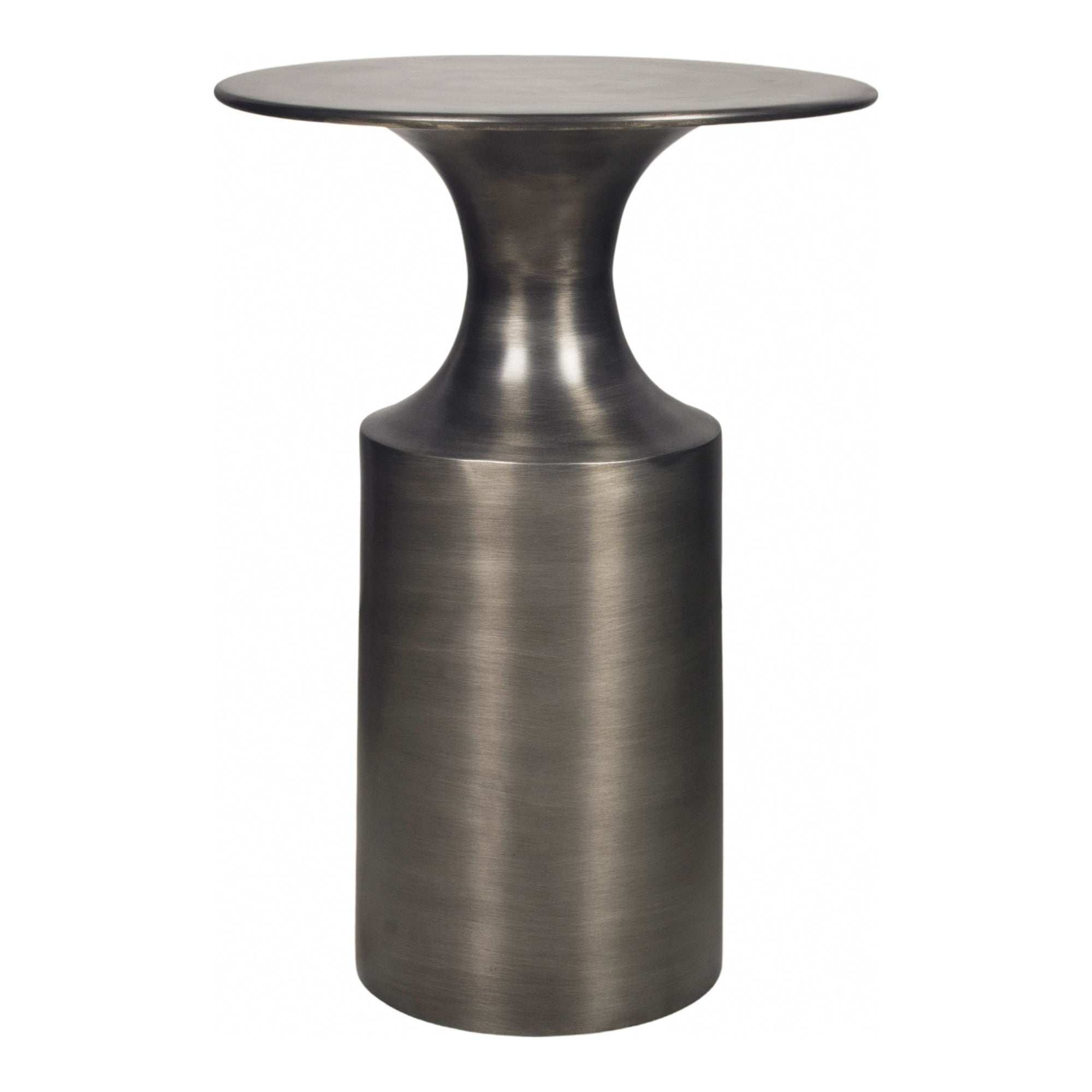 Rassa Accent Table Polished Zinc - Central Designs