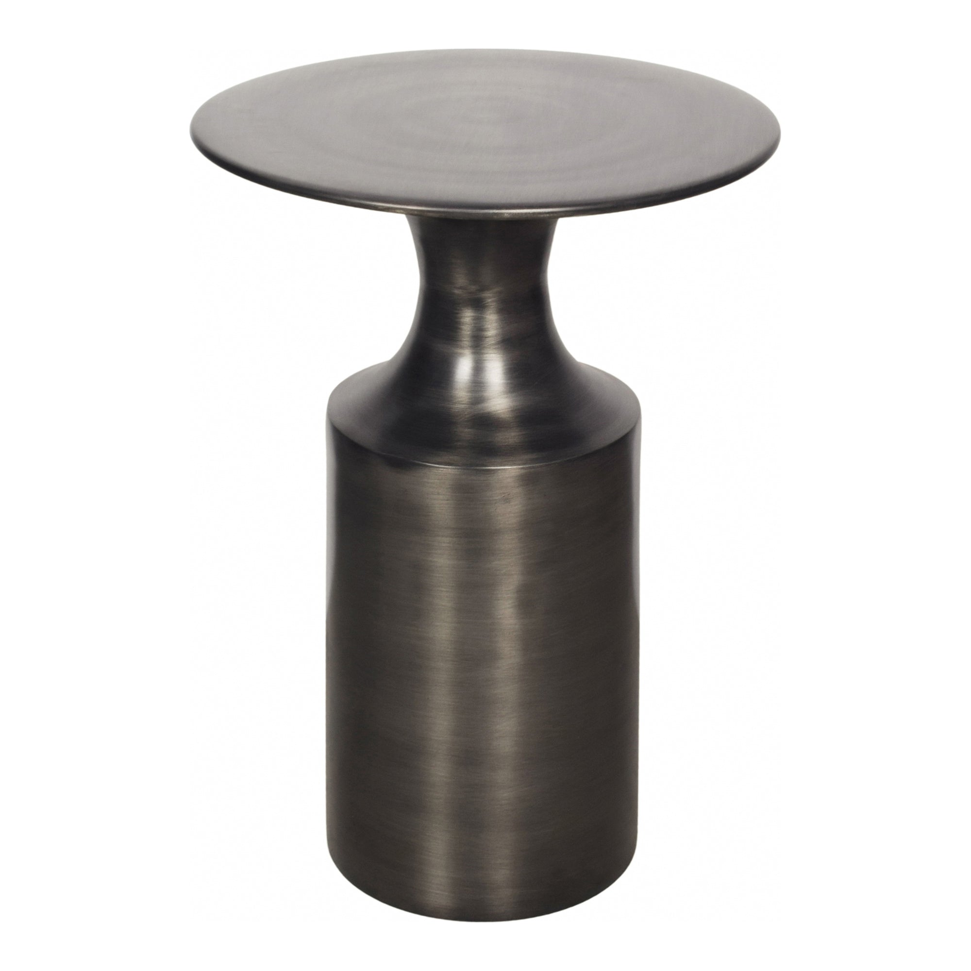 Rassa Accent Table Polished Zinc - Central Designs