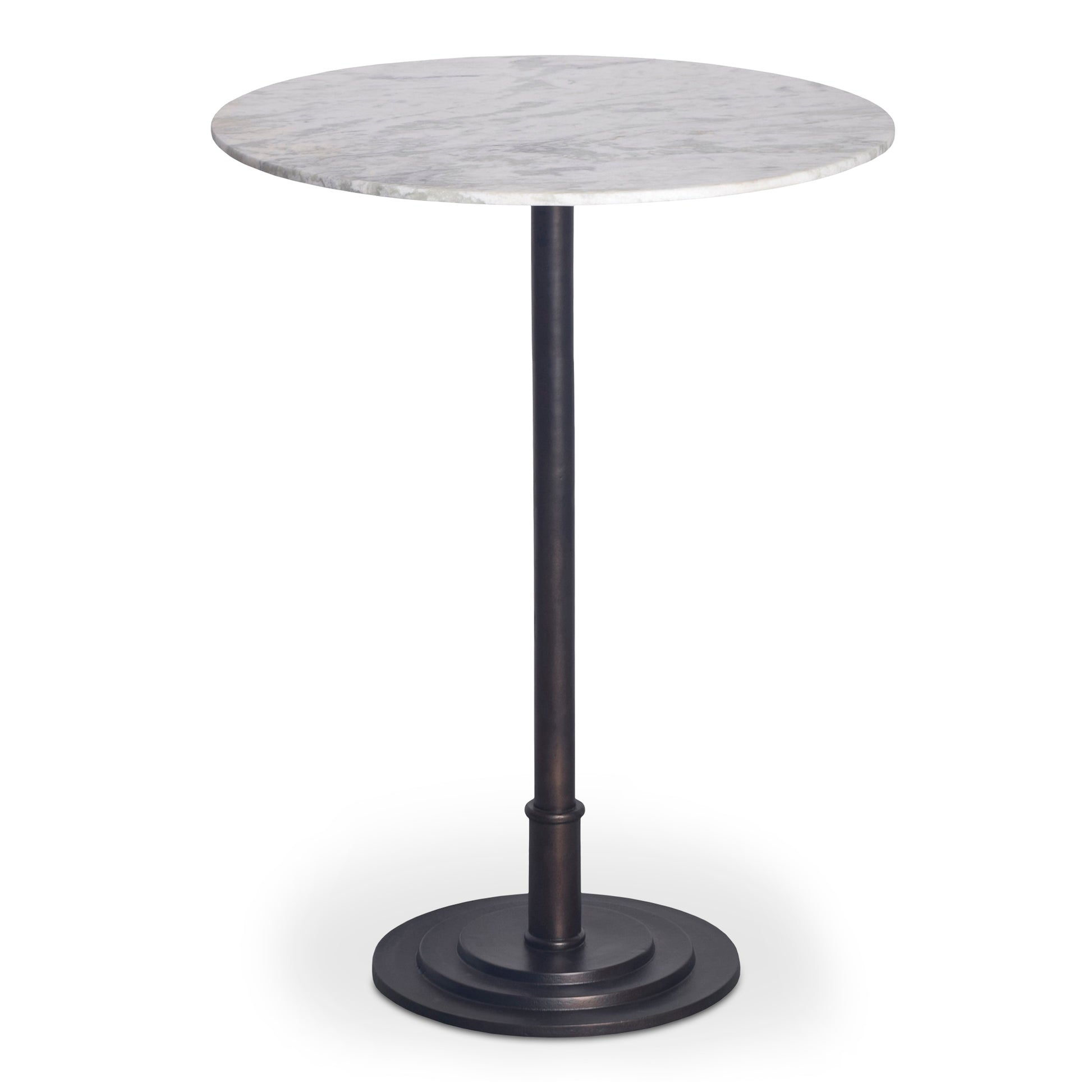 Tori Outdoor Bar Table White Marble - Central Designs