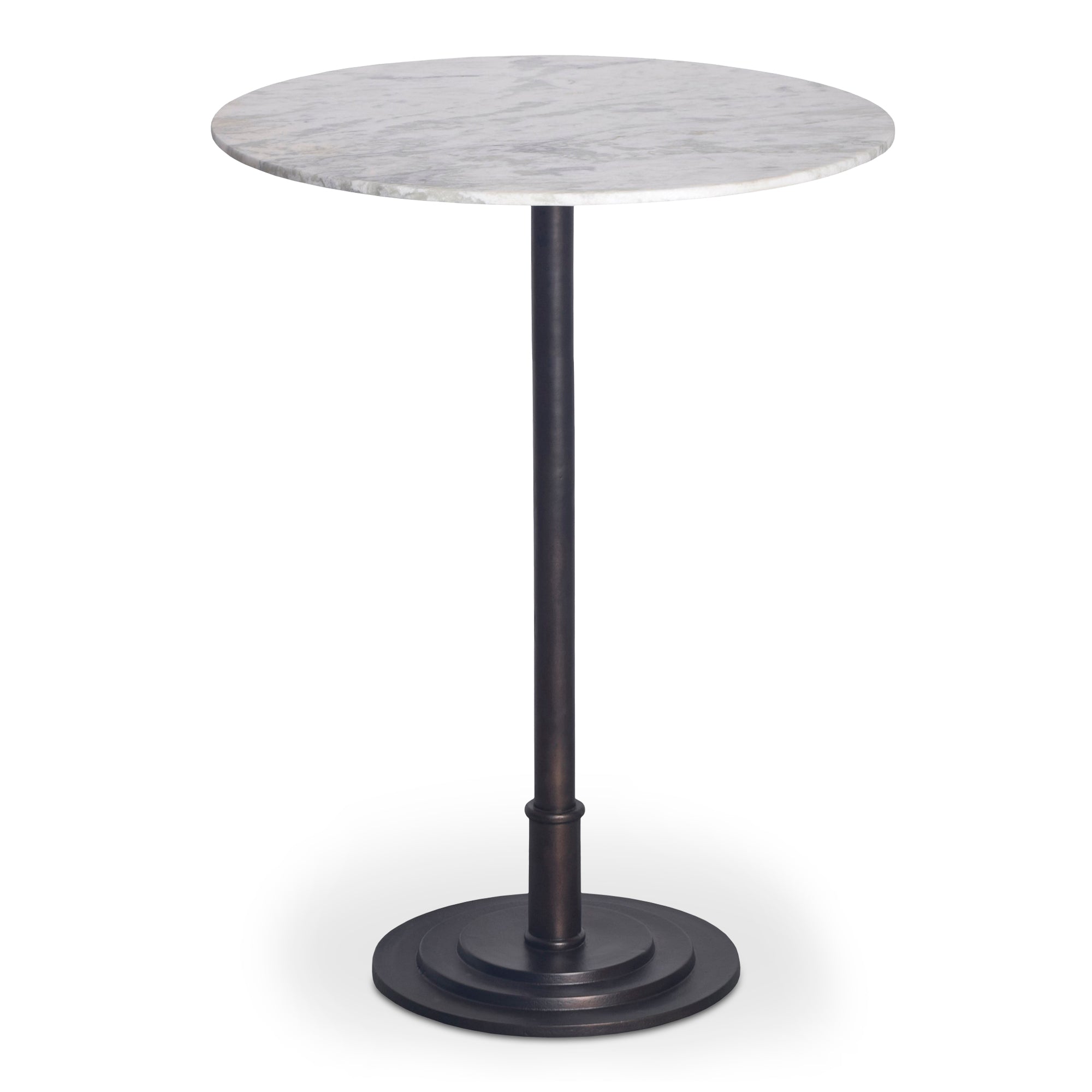 Tori Outdoor Bar Table White Marble - Central Designs