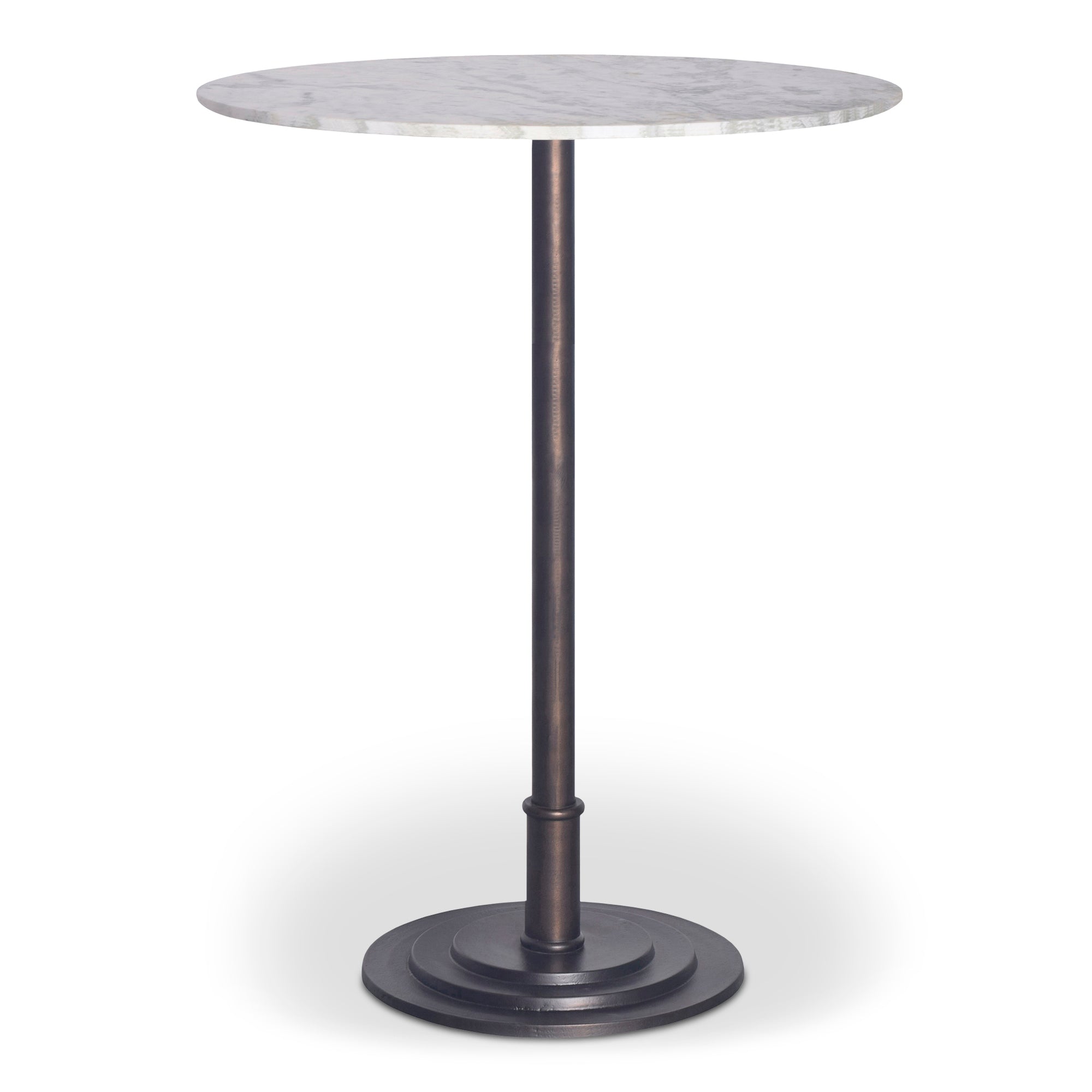 Tori Outdoor Bar Table White Marble - Central Designs