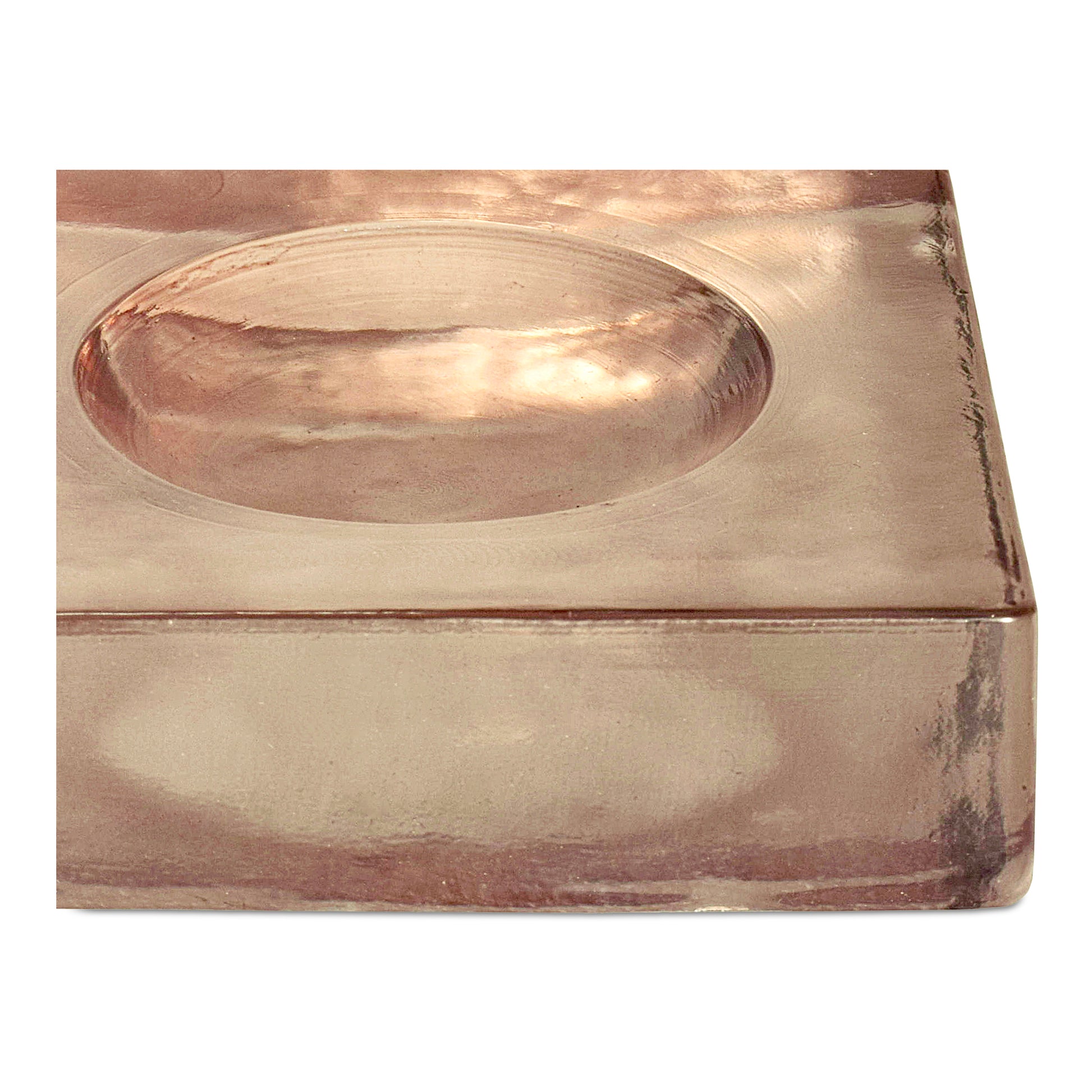 Miro Glass Catchall Soft Amber - Central Designs