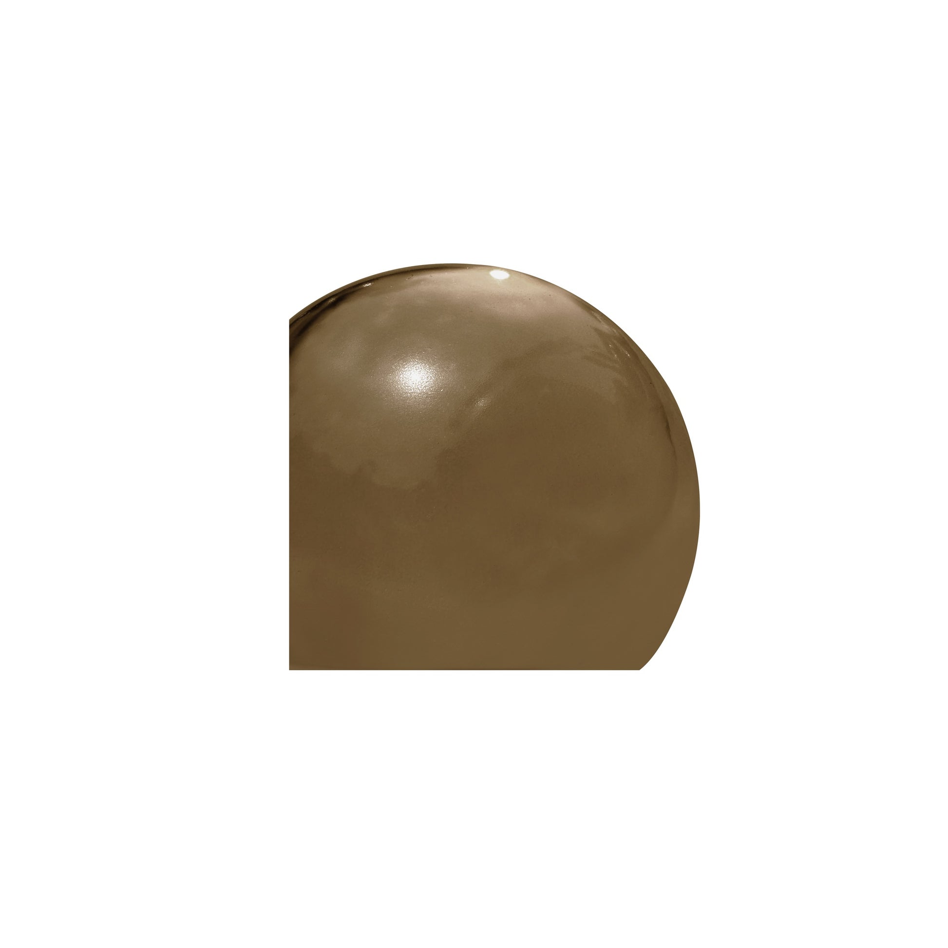 Bonn Cast Glass Decorative Object Light Smoky Brown - Central Designs