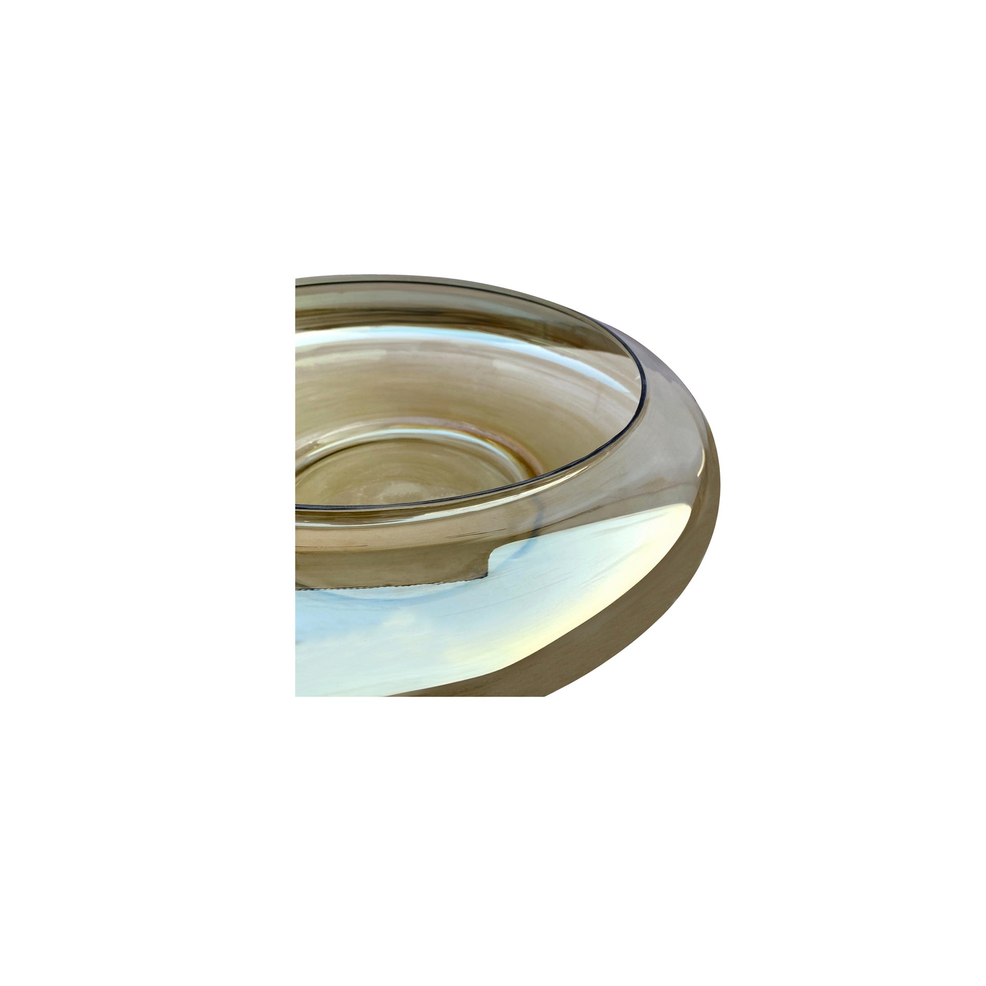 Polene Glass Bowl Large Smoky Brown - Central Designs