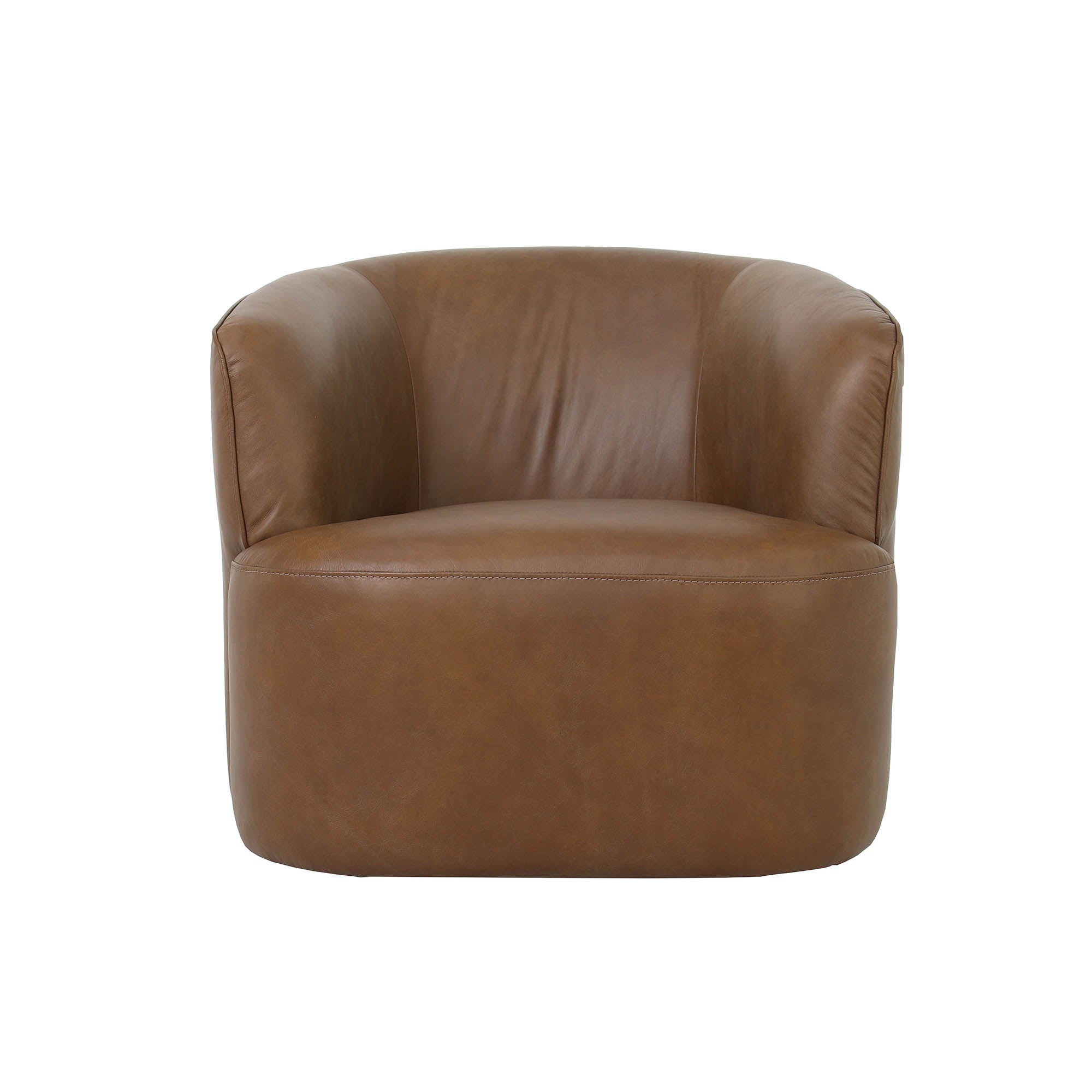 Fireside Swivel Club Chair - Antique Sienna - Central Designs