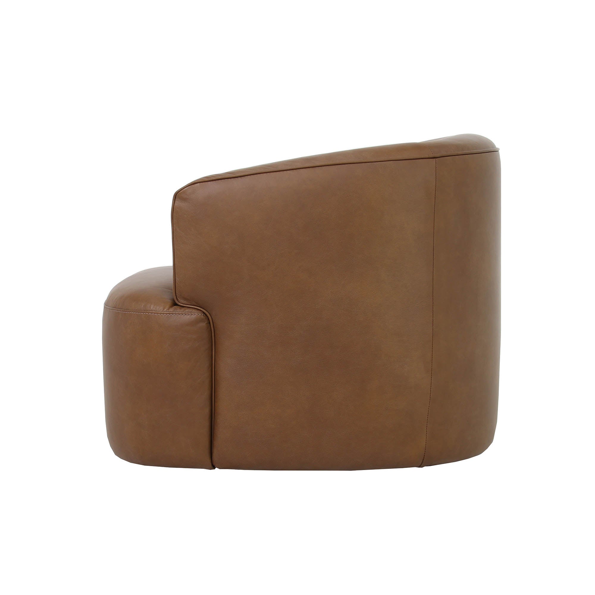 Fireside Swivel Club Chair - Antique Sienna - Central Designs