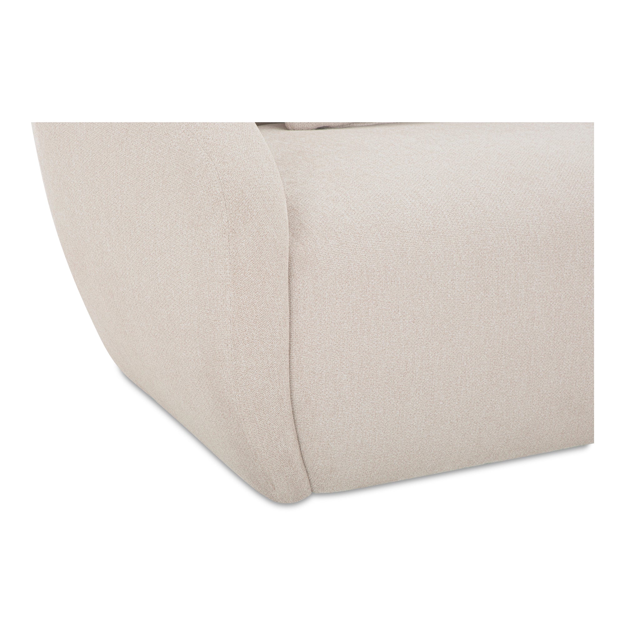 Amelia Left Arm Facing Chair Warm White - Central Designs