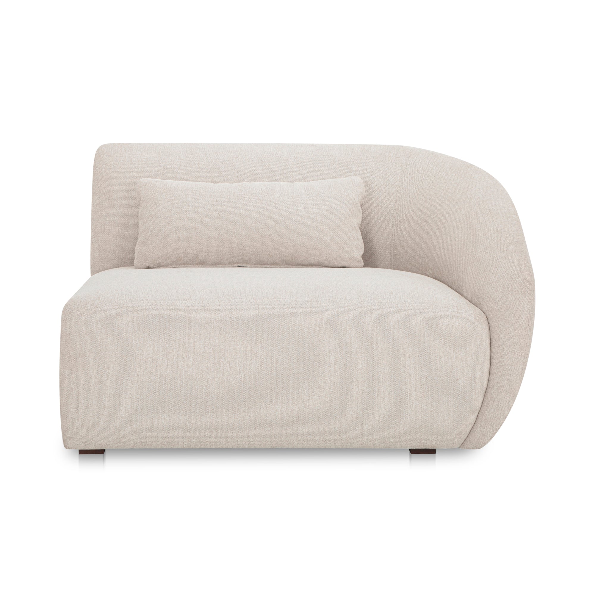 Amelia Right Arm Facing Chair Warm White - Central Designs