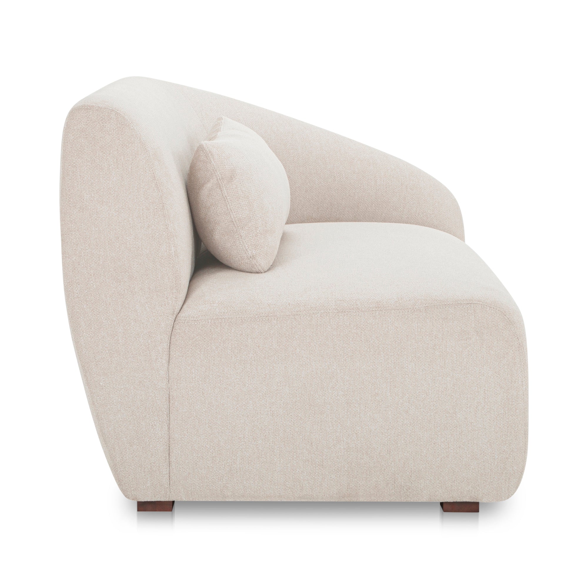 Amelia Right Arm Facing Chair Warm White - Central Designs