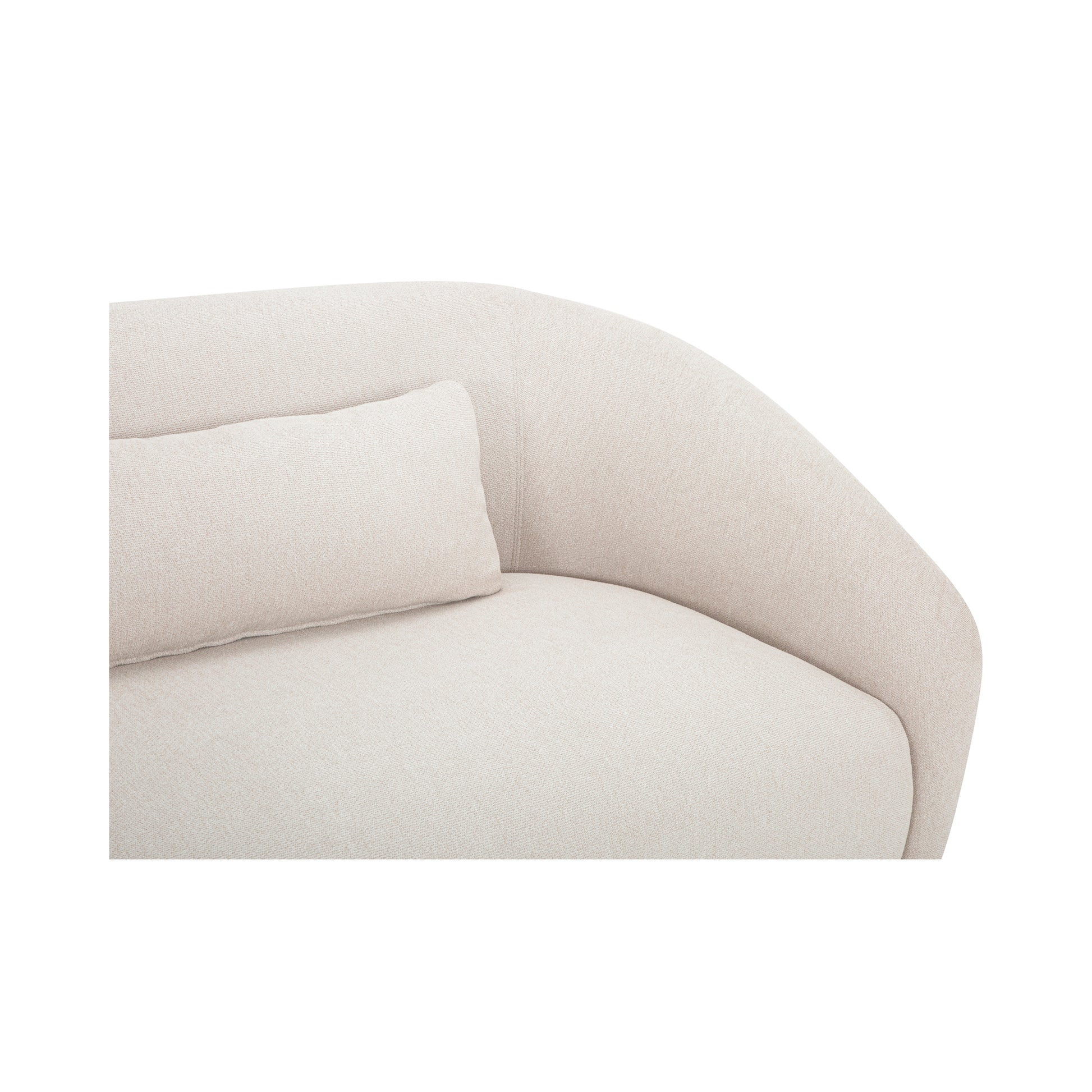 Amelia Right Arm Facing Chair Warm White - Central Designs