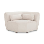 Amelia Corner Chair Warm White - Central Designs