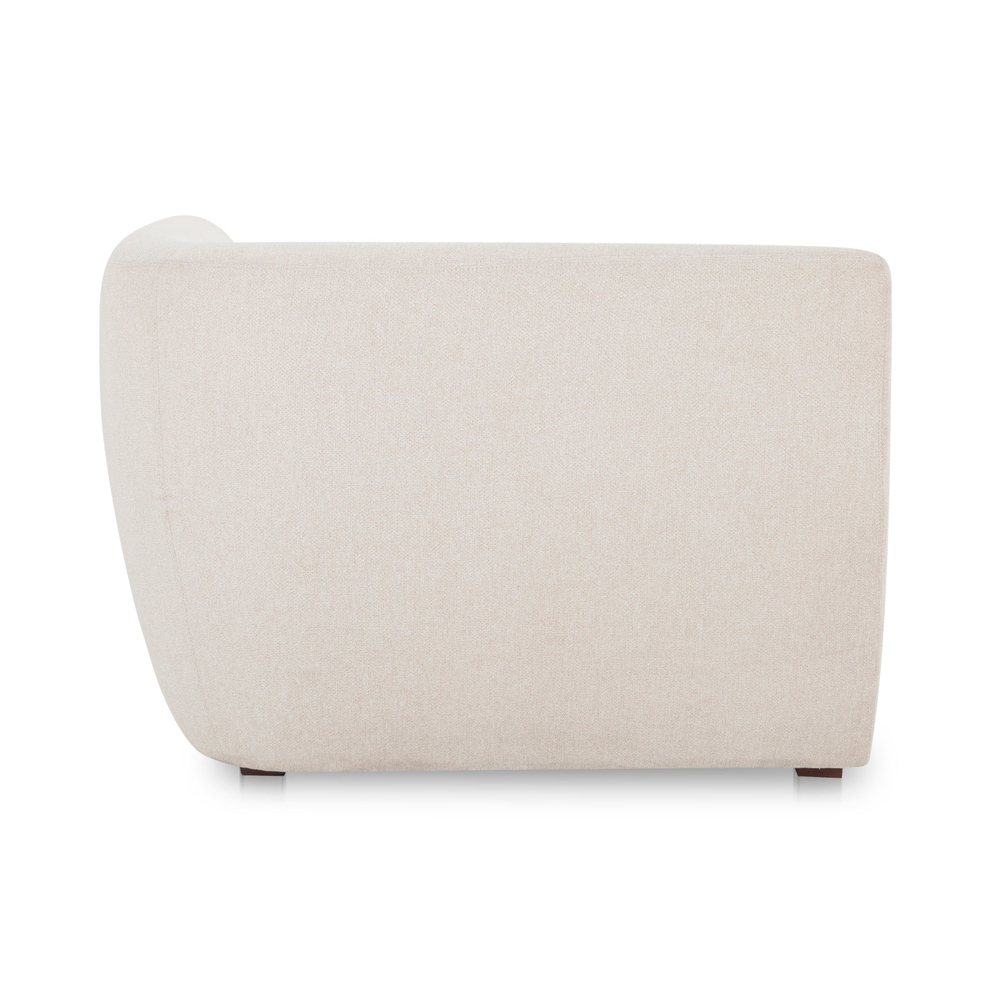 Amelia Corner Chair Warm White - Central Designs