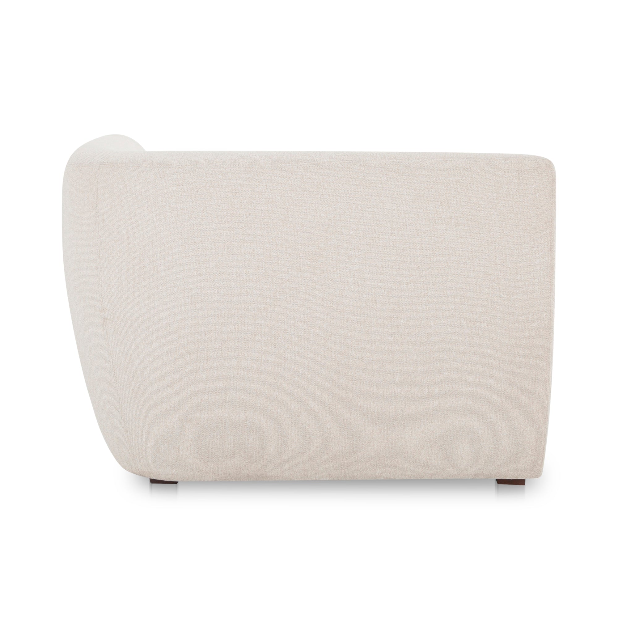Amelia Corner Chair Warm White - Central Designs