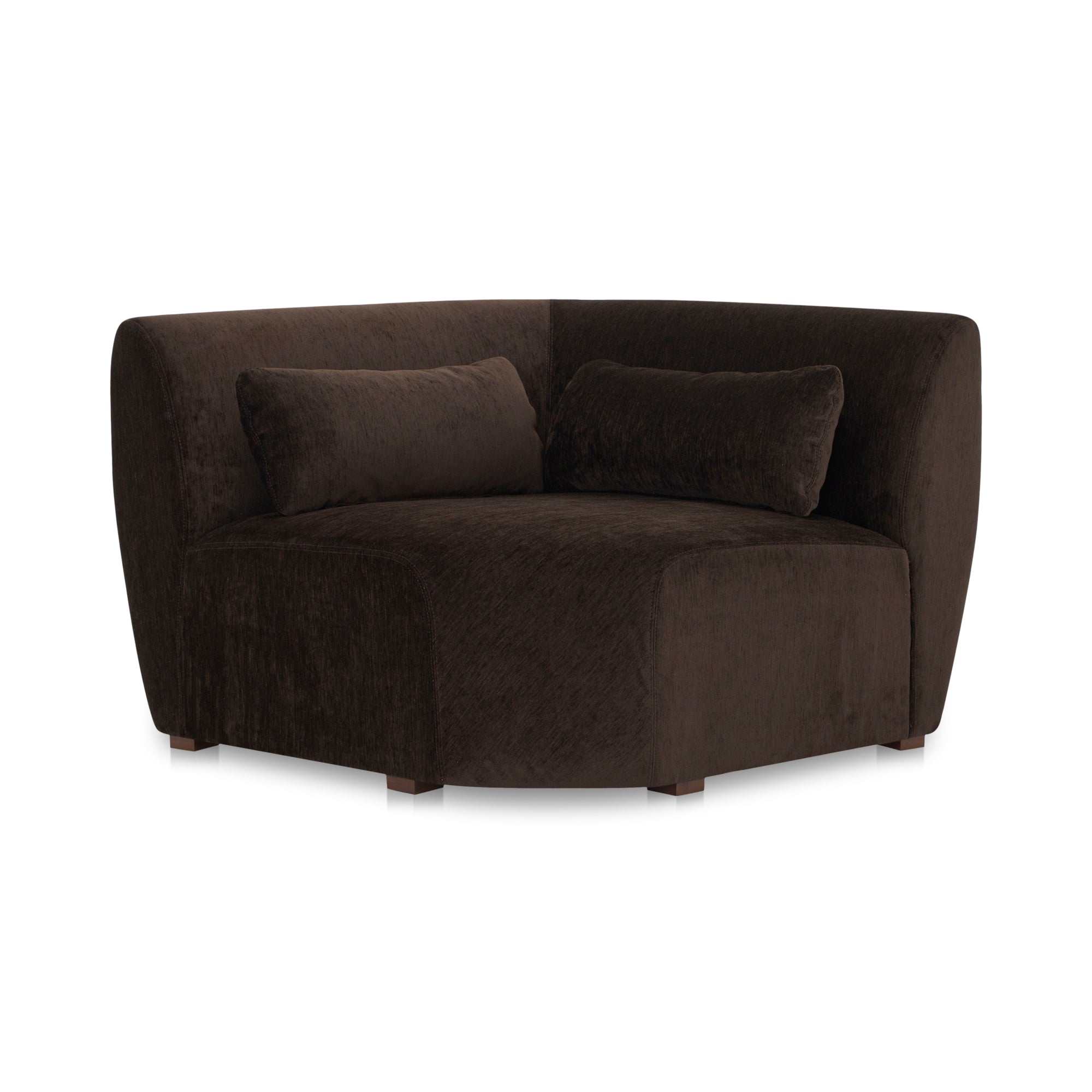 Amelia Corner Chair Espresso - Central Designs