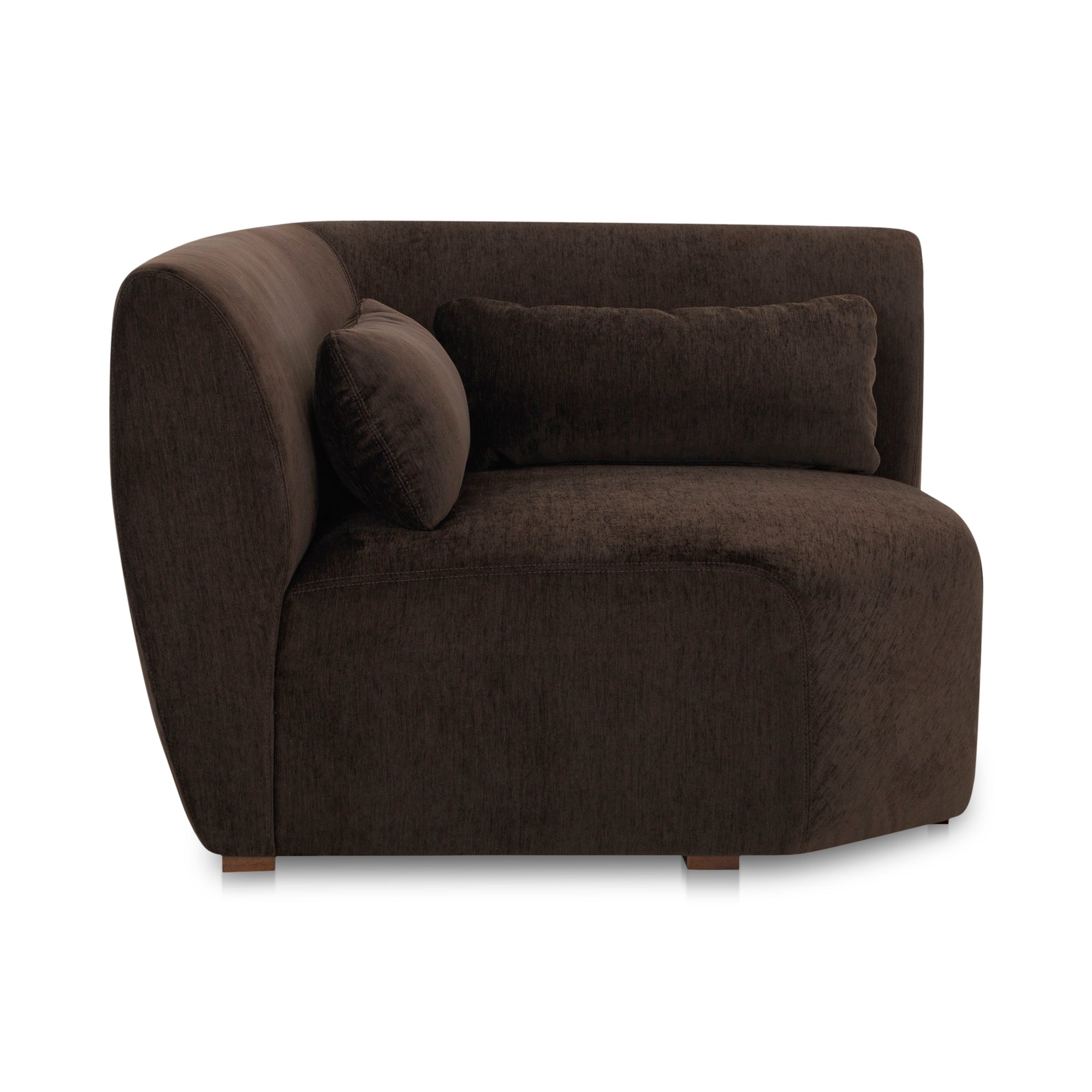 Amelia Corner Chair Espresso - Central Designs