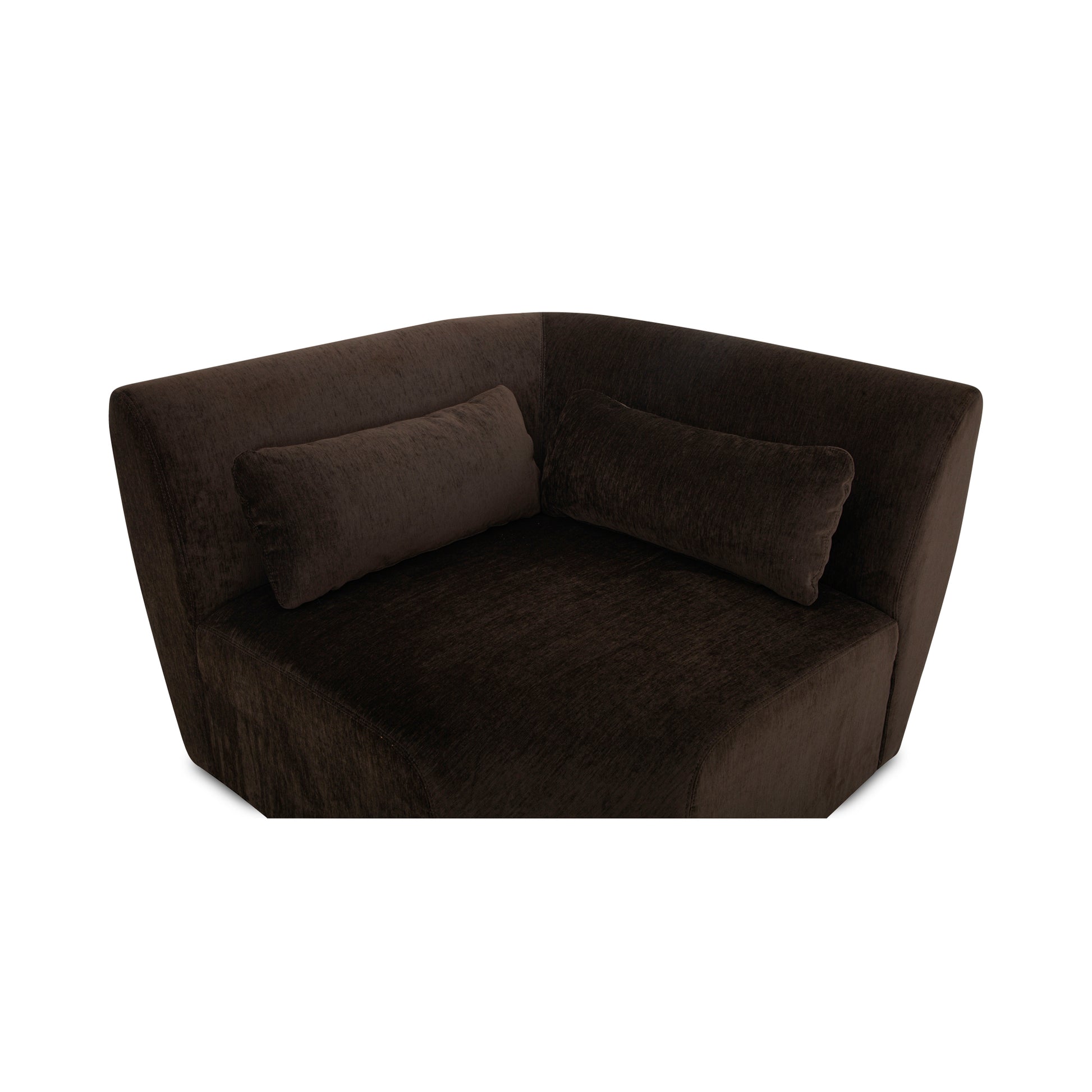 Amelia Corner Chair Espresso - Central Designs
